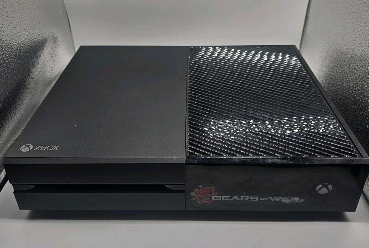Xbox One 1TB Console And Power Supply Gaming System Black 1540 Tested Working