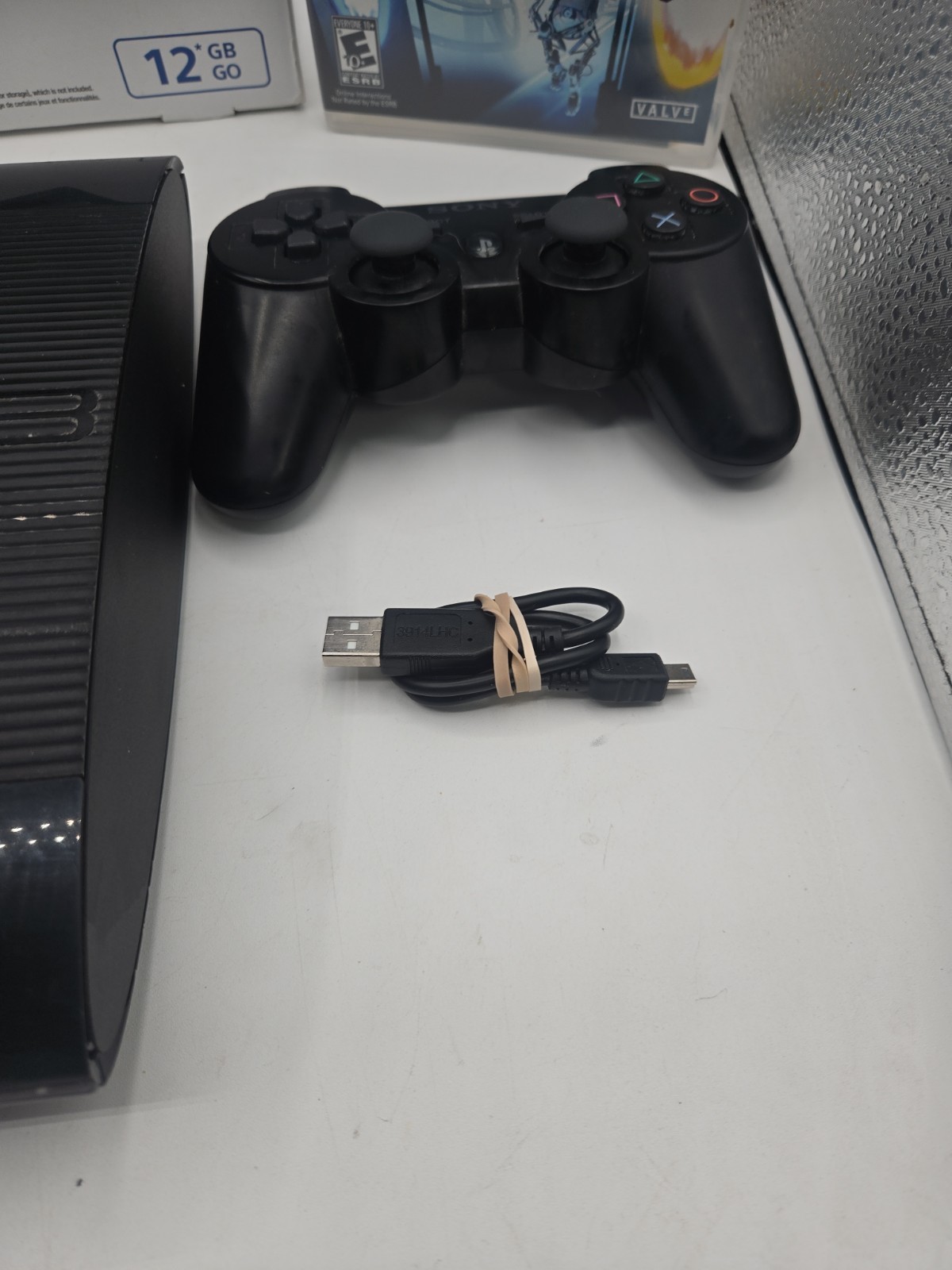 Sony PlayStation 3 Slim 12GB Home Console Black (CECH4301A) Matching Serial Box