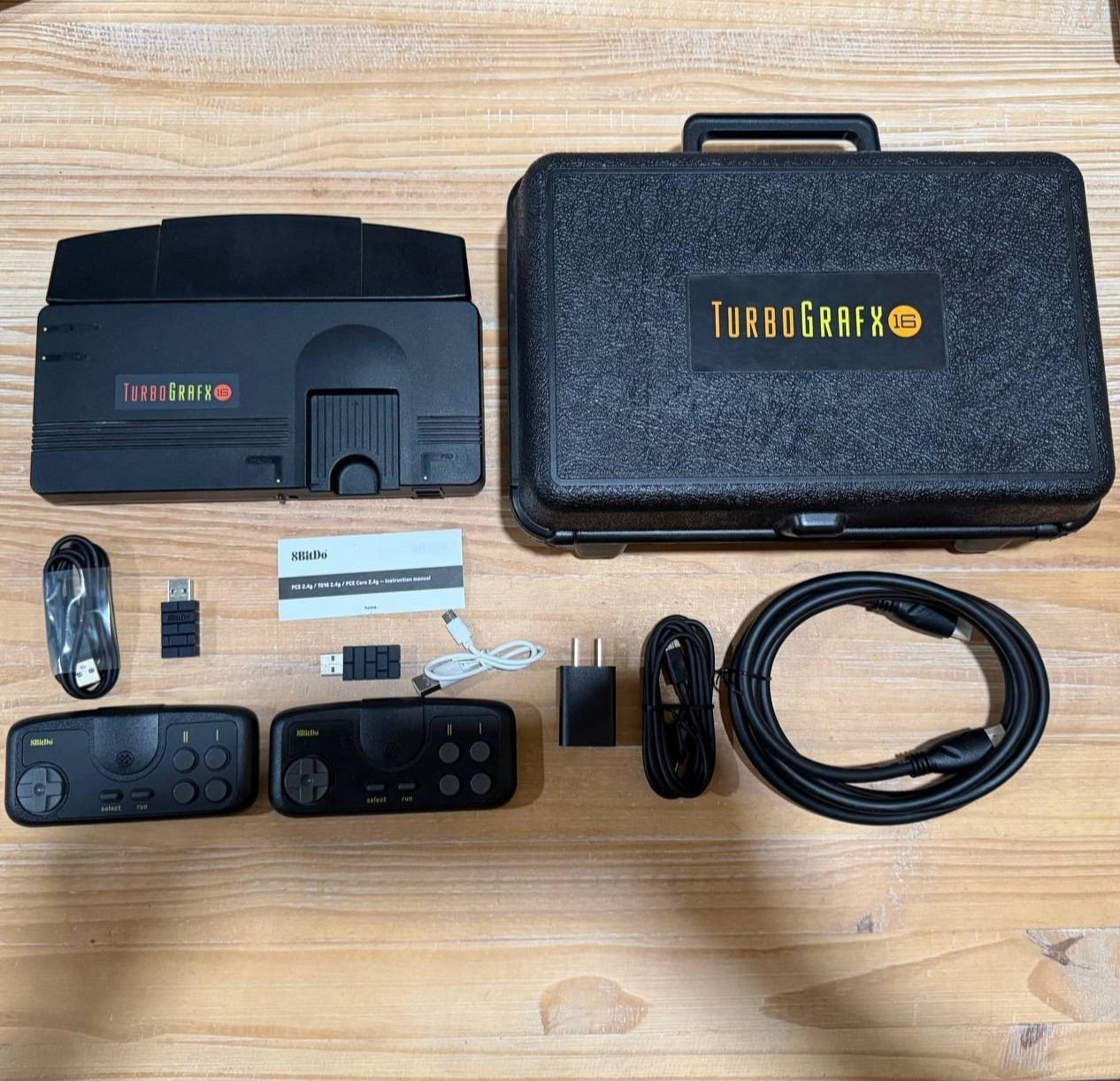Turbografx 16 Mini Game Console 2020 Edition PC Engine TG16 HDMI Classic w/ Case