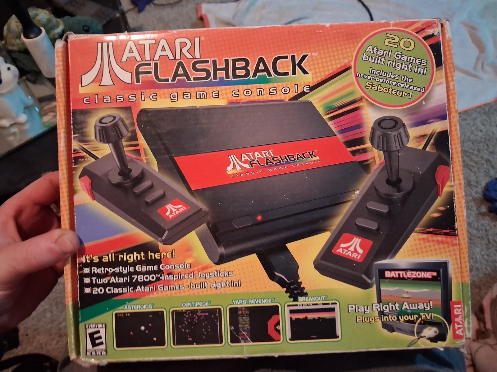 Atari Flashback 1st Edition Classic Game Console 20 Built In Games 7800 Style…