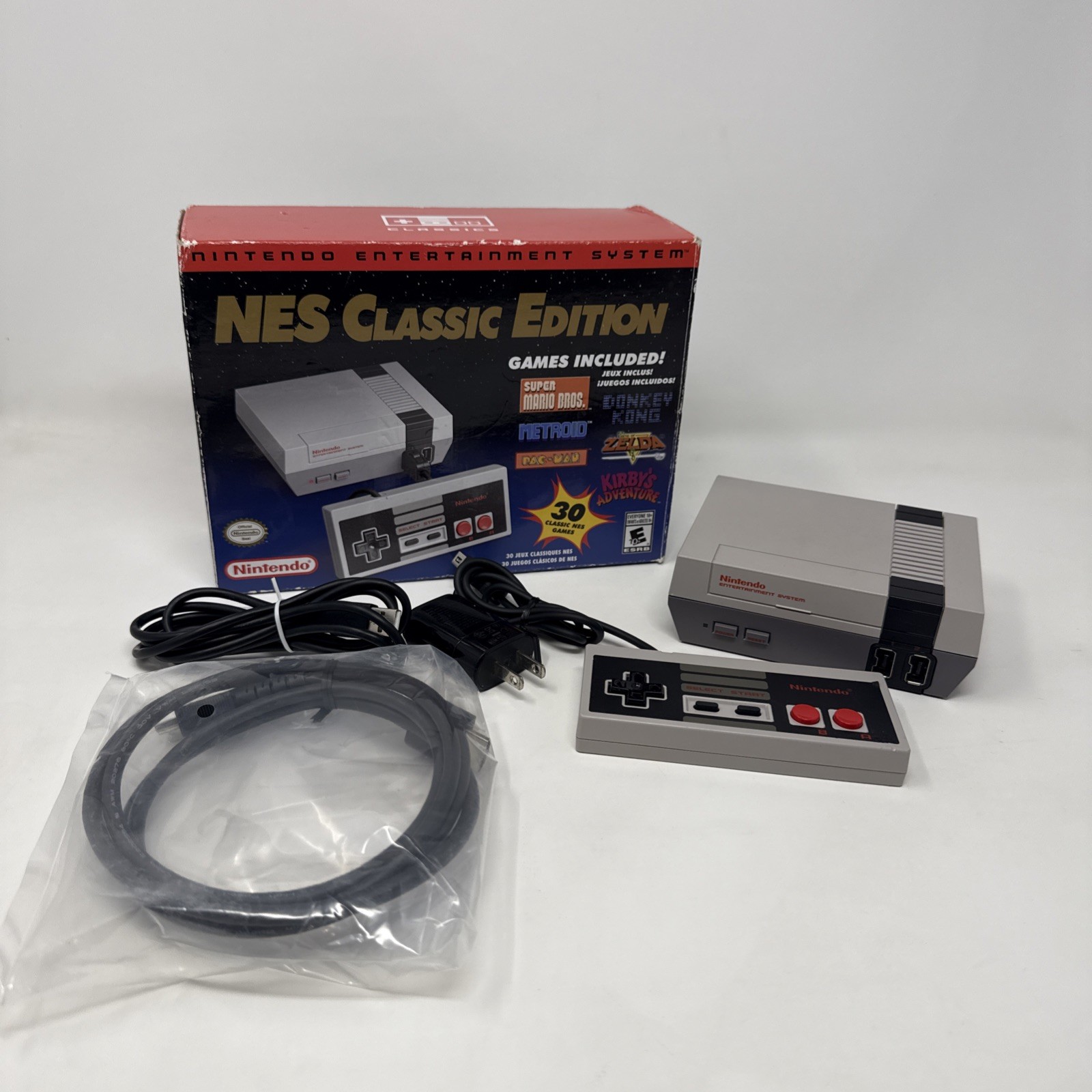 Nintendo Classic Edition Console NES Mini System Complete CIB Tested And Working
