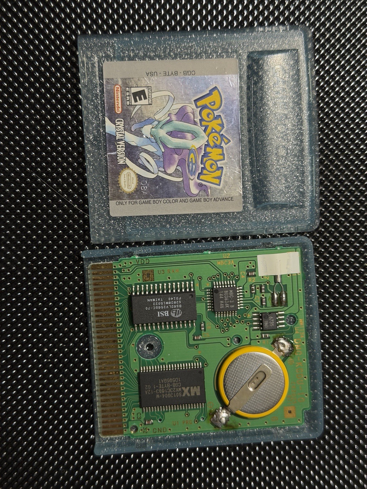 Game Boy Color – Yellow – Tested & Working – Pokemon Games Crystal, Gold, Blue