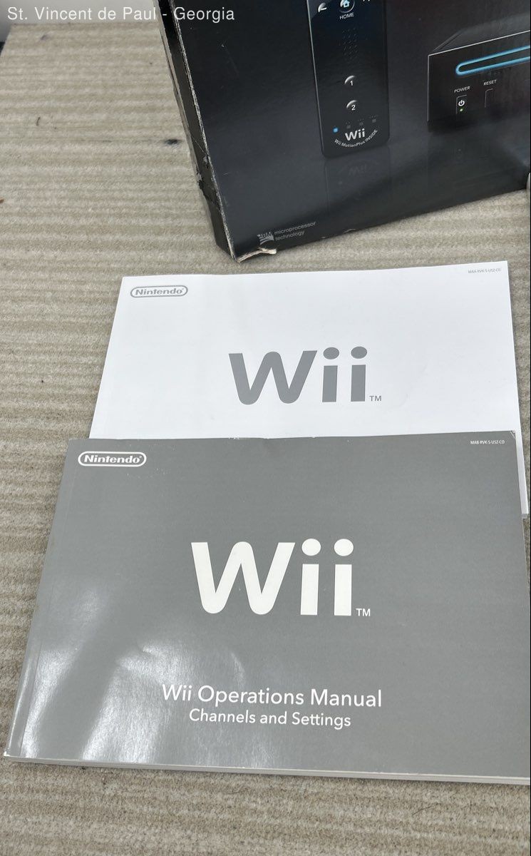 Black Nintendo Wii RVL-101 Console W/ Original Box Great Condition Tested Read