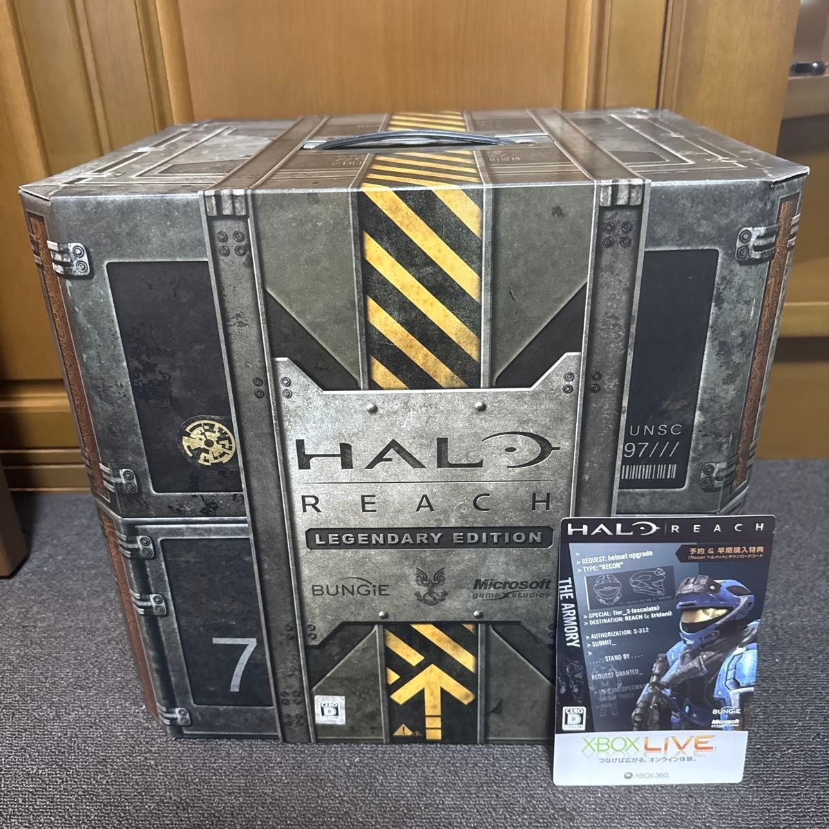 Xbox 360 Halo Reach Legendary Edition Noble Team Statue – Collector’s Set
