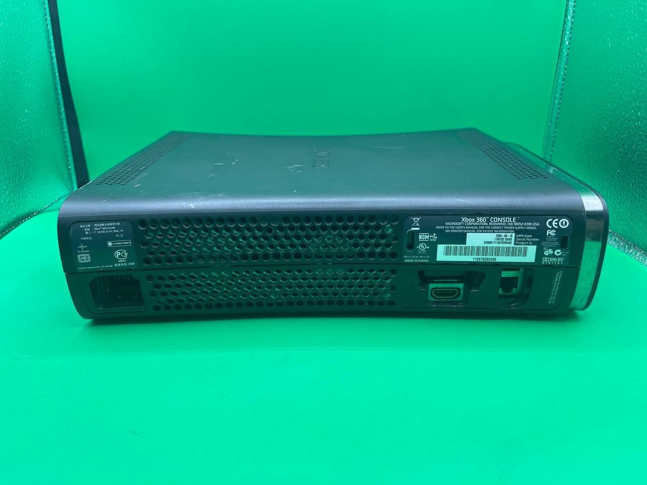 Microsoft Xbox 360 S Slim Black 120GB Console Model 1439 Untested – HO