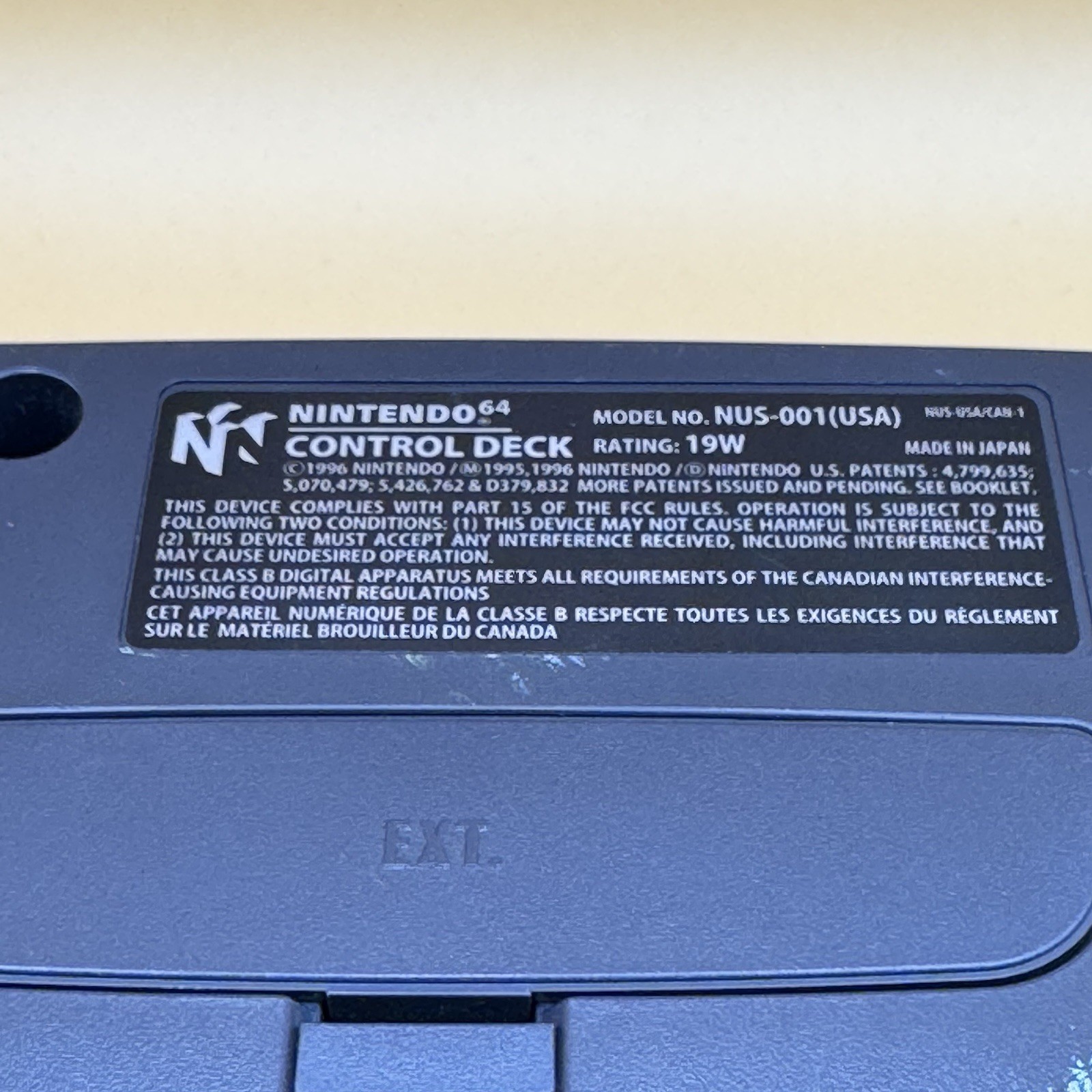 Nintendo 64 System (Charcoal Gray, 32 MB) w/ Expansion Pack – Tested/Cleaned