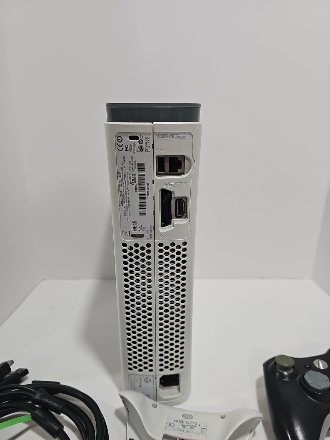 Microsoft Xbox 360 Pro 20GB Console – Matte White- NOT WORKING PARTS ONLY