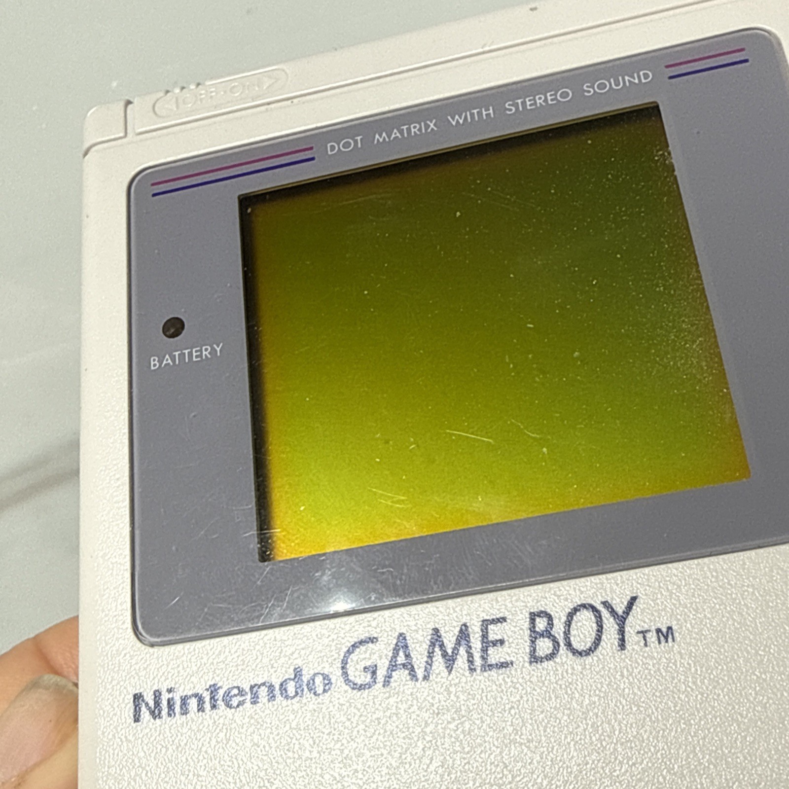 Nintendo Game Boy Launch Edition Handheld System Console DMG-01 & Super Mario 2