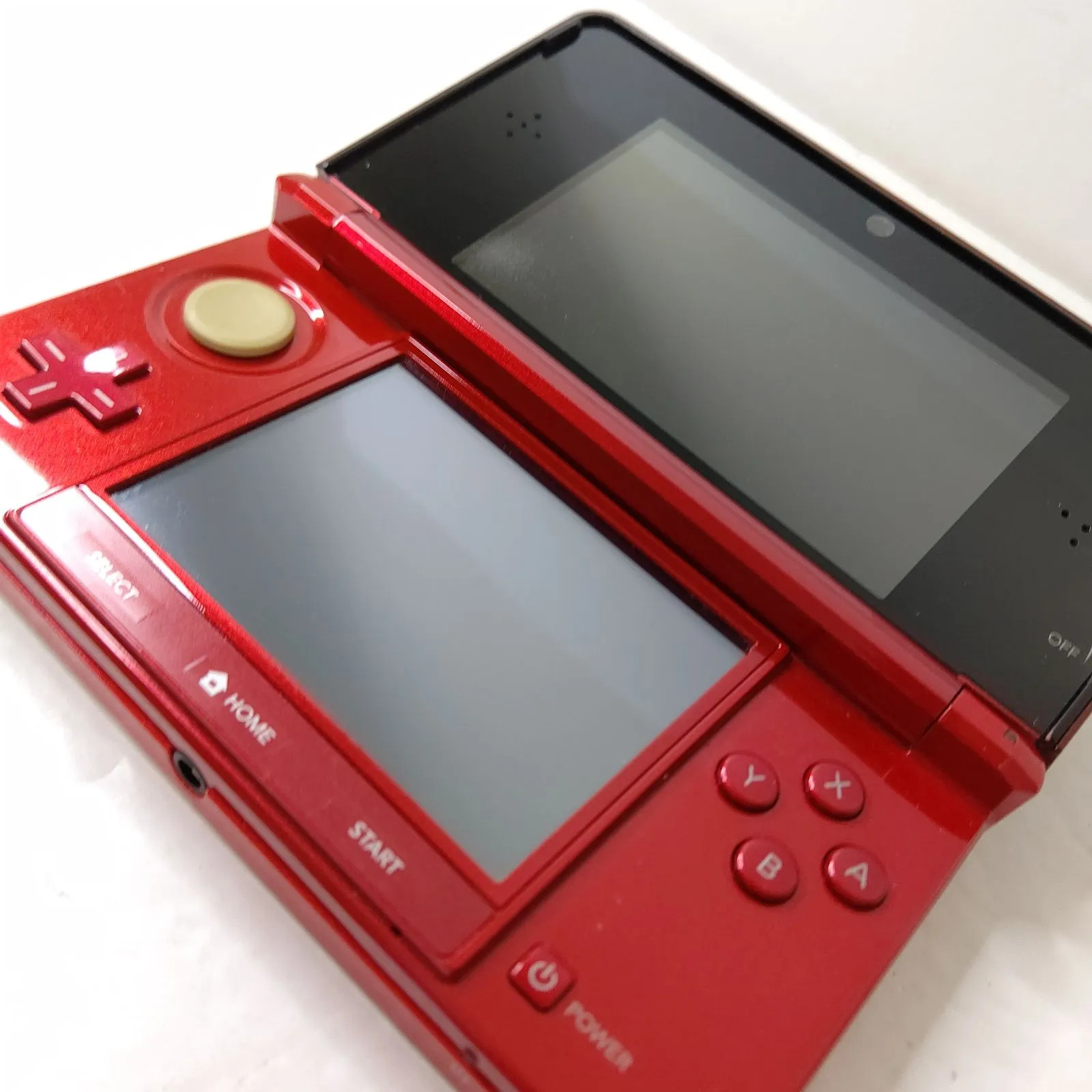 Nintendo 3DS Flare Red Handheld Console Boxed Set Charger Included Excellent