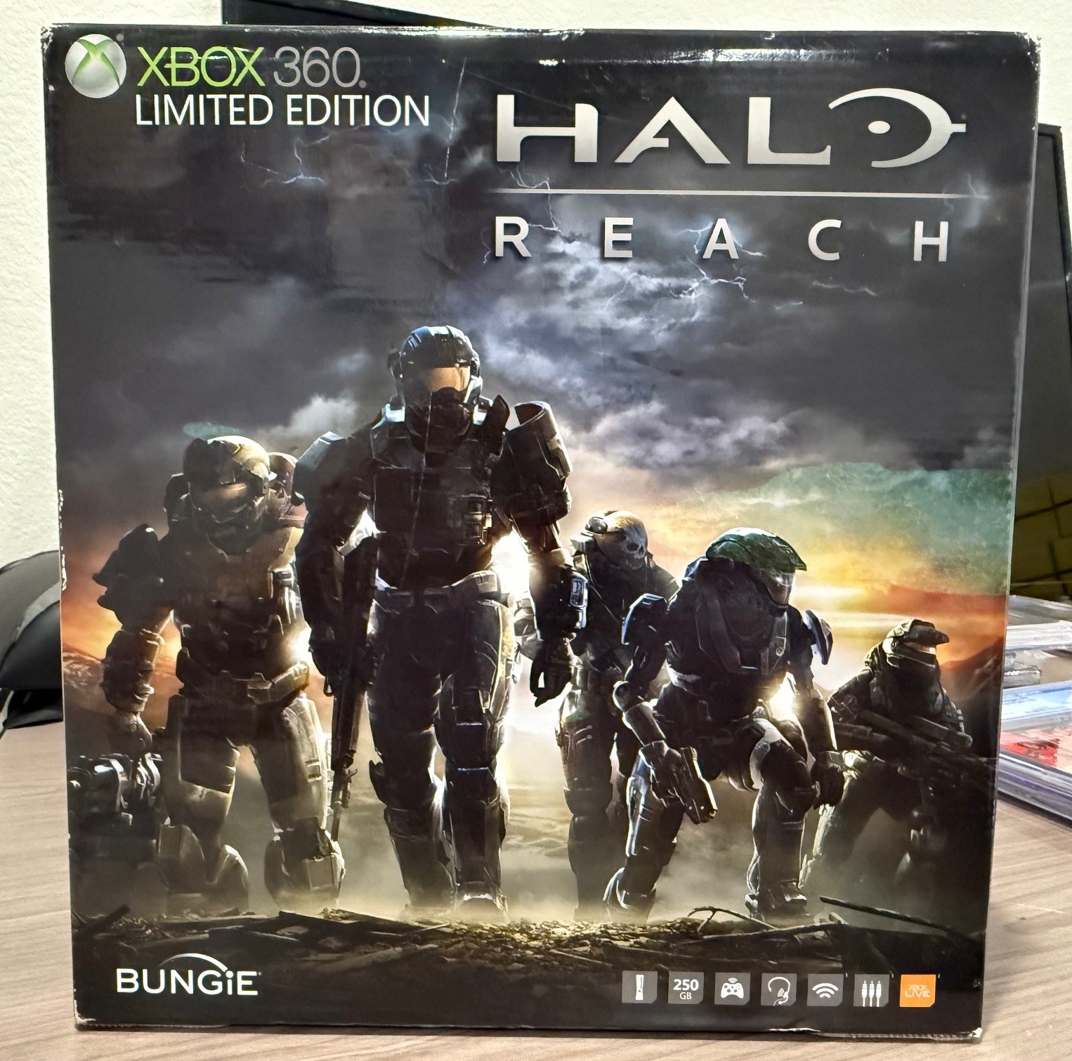Xbox 360 Halo Reach Limited Edition Console Brand New In Box. Factory Sealed.