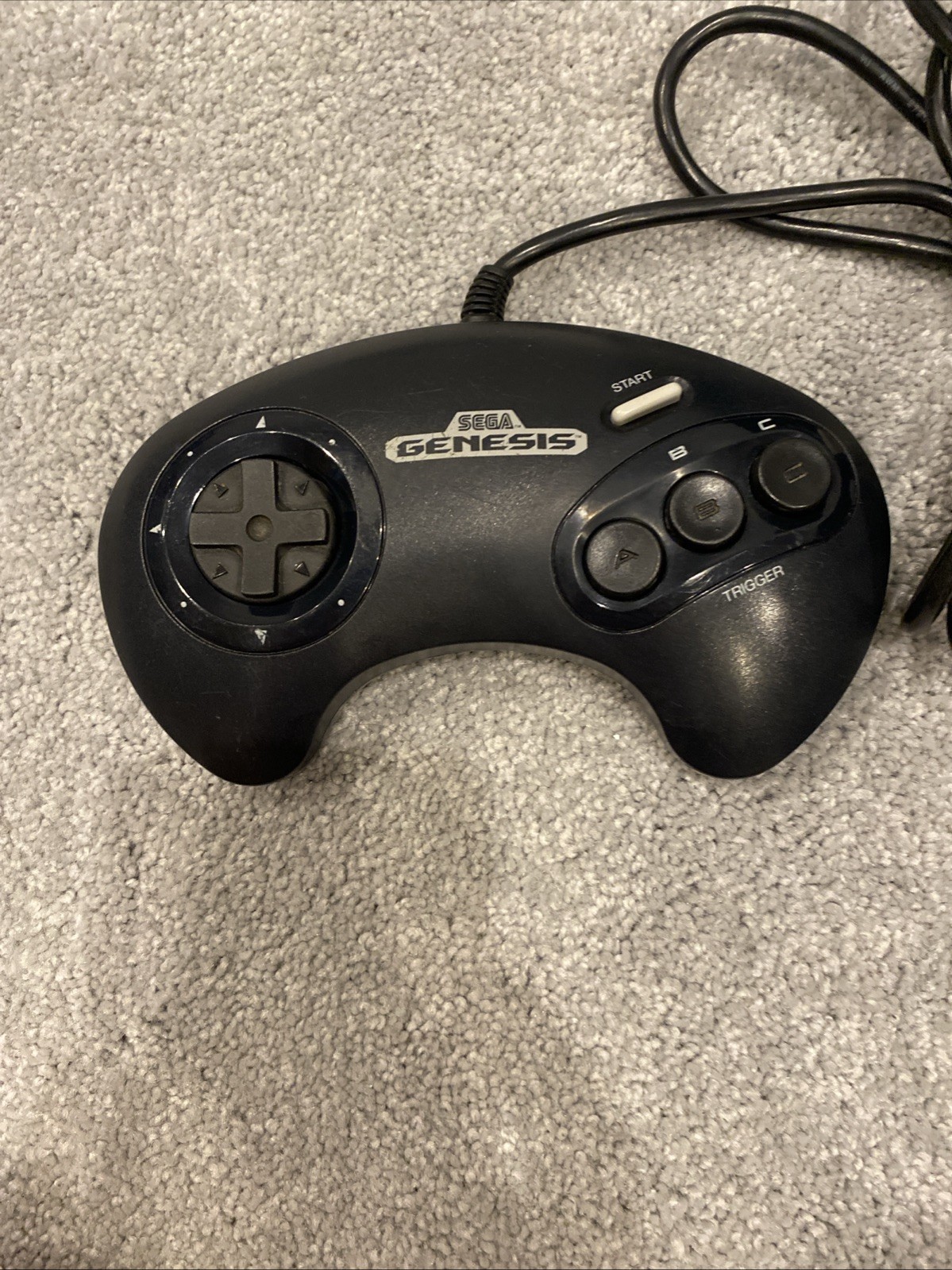 SEGA Genesis Model 2 Console – Black w/OEM Cables, Two Controllers – Tested