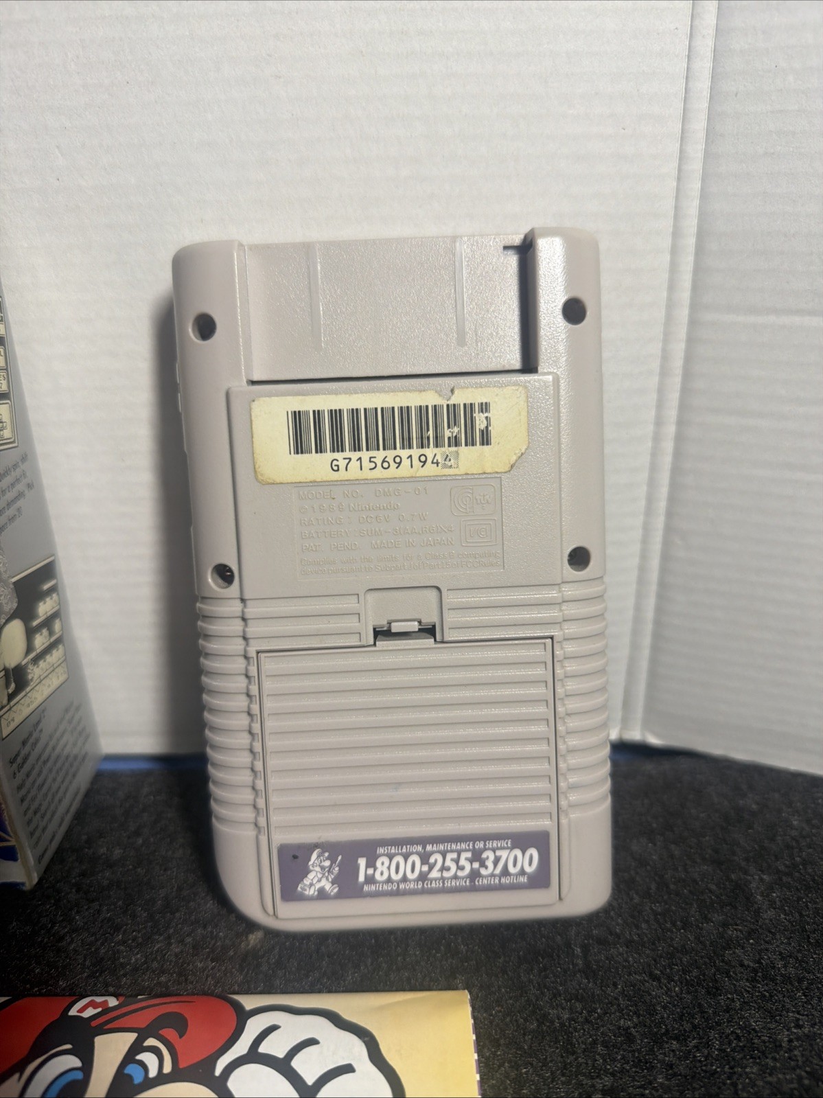 Nintendo GameBoy DMG-01 Complete With Box Original Tested CIB Box Manual Read