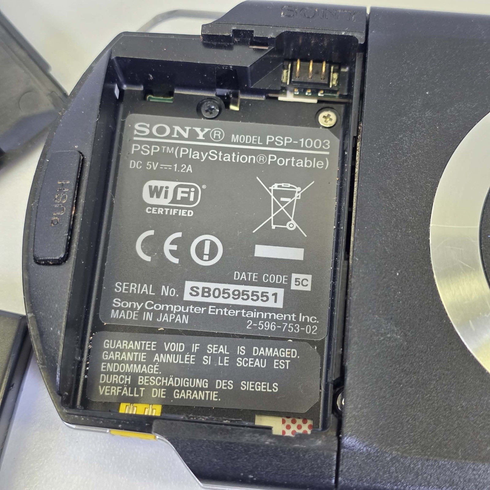 Sony PSP 1003 Bundle With Charger