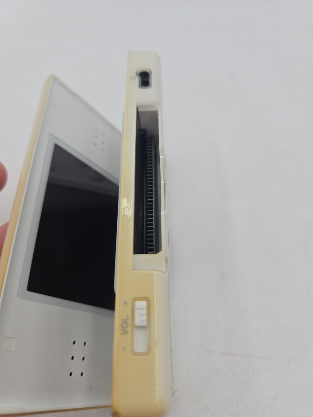 Nintendo DS Lite Polar White Handheld System Bundle Charger Game Stylus Clean!!!