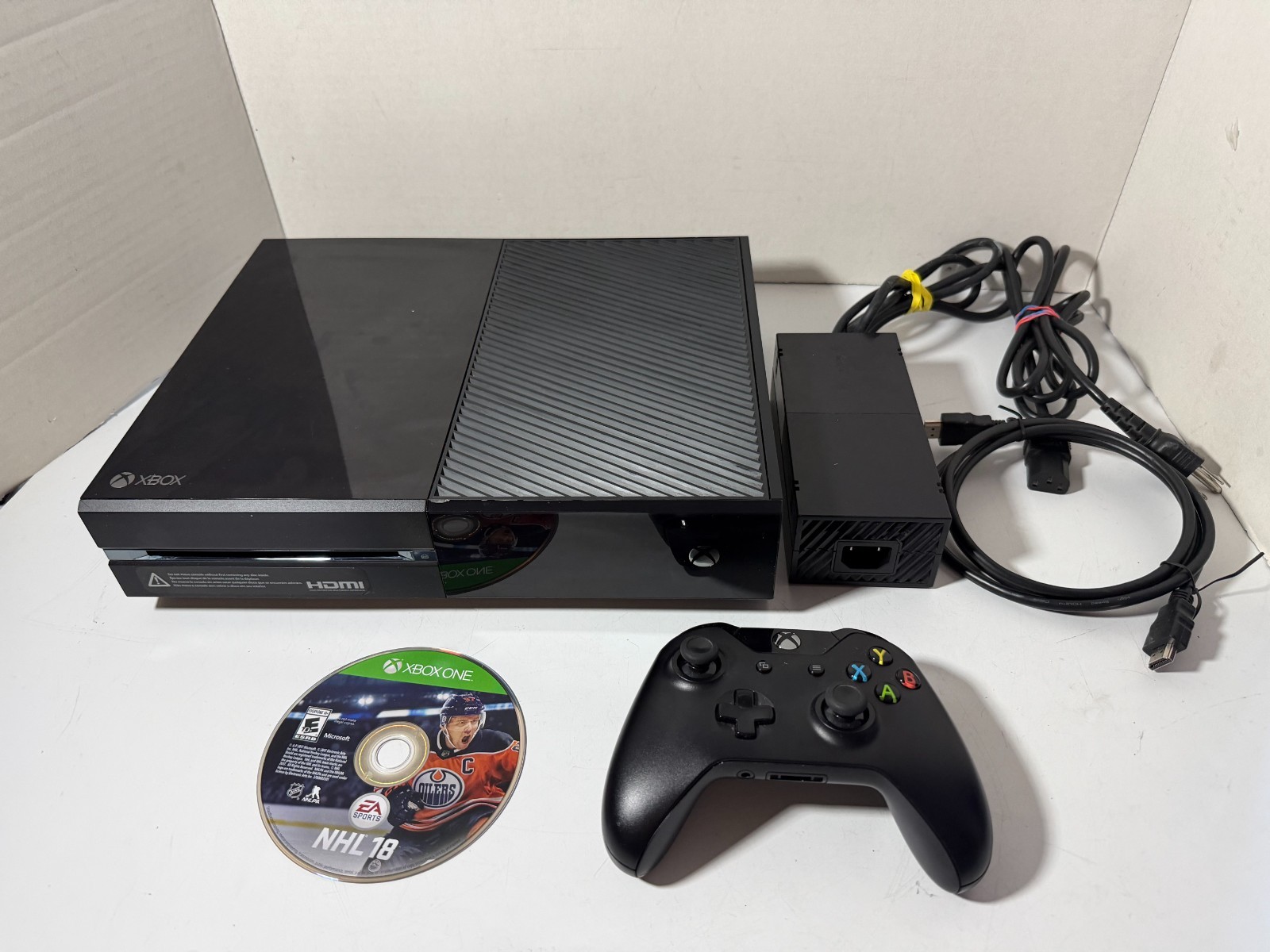 Microsoft Xbox One 500GB Console -Black 1540 Bundle with Controller, Cords, Game