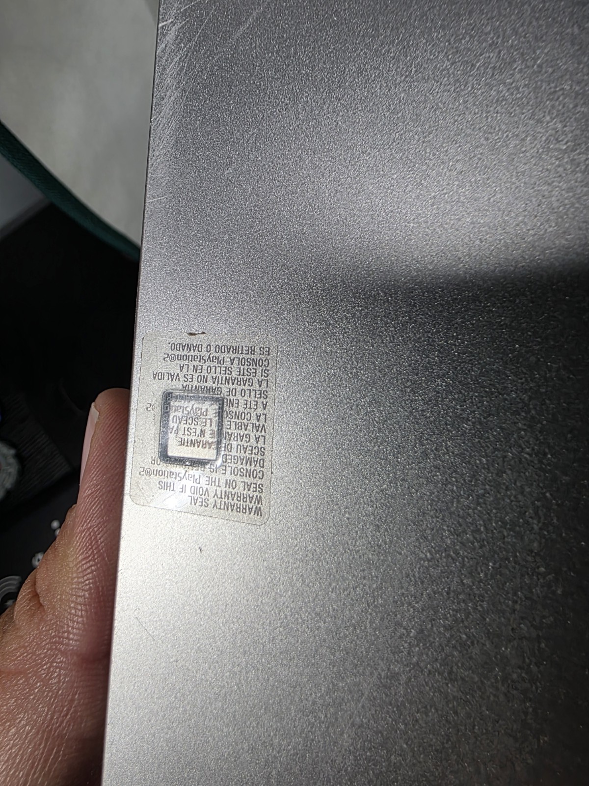 PS2 Slim Satin Silver PLAYSTATION 2 Console SCPH-77001 (Read DESCRIPTION)
