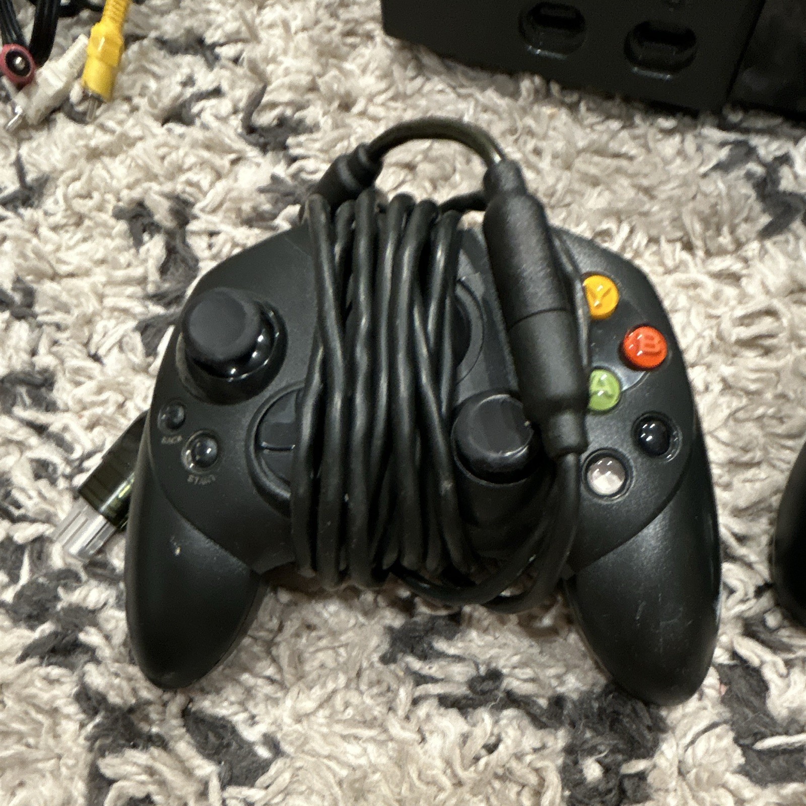 Microsoft Xbox Original Console Bundle 2 Wired Controllers AV/Power NTSC 480p