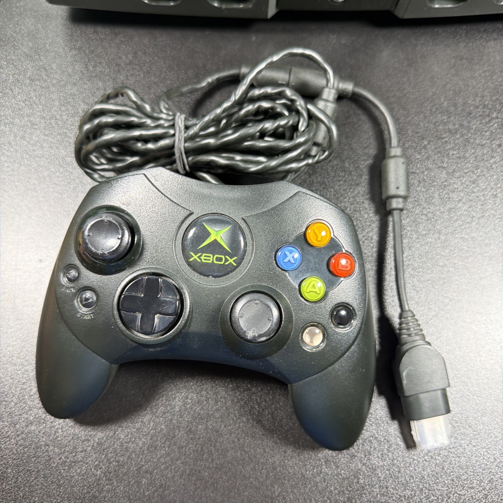 Microsoft Original Xbox Classic OG Console W/S Controller -tested