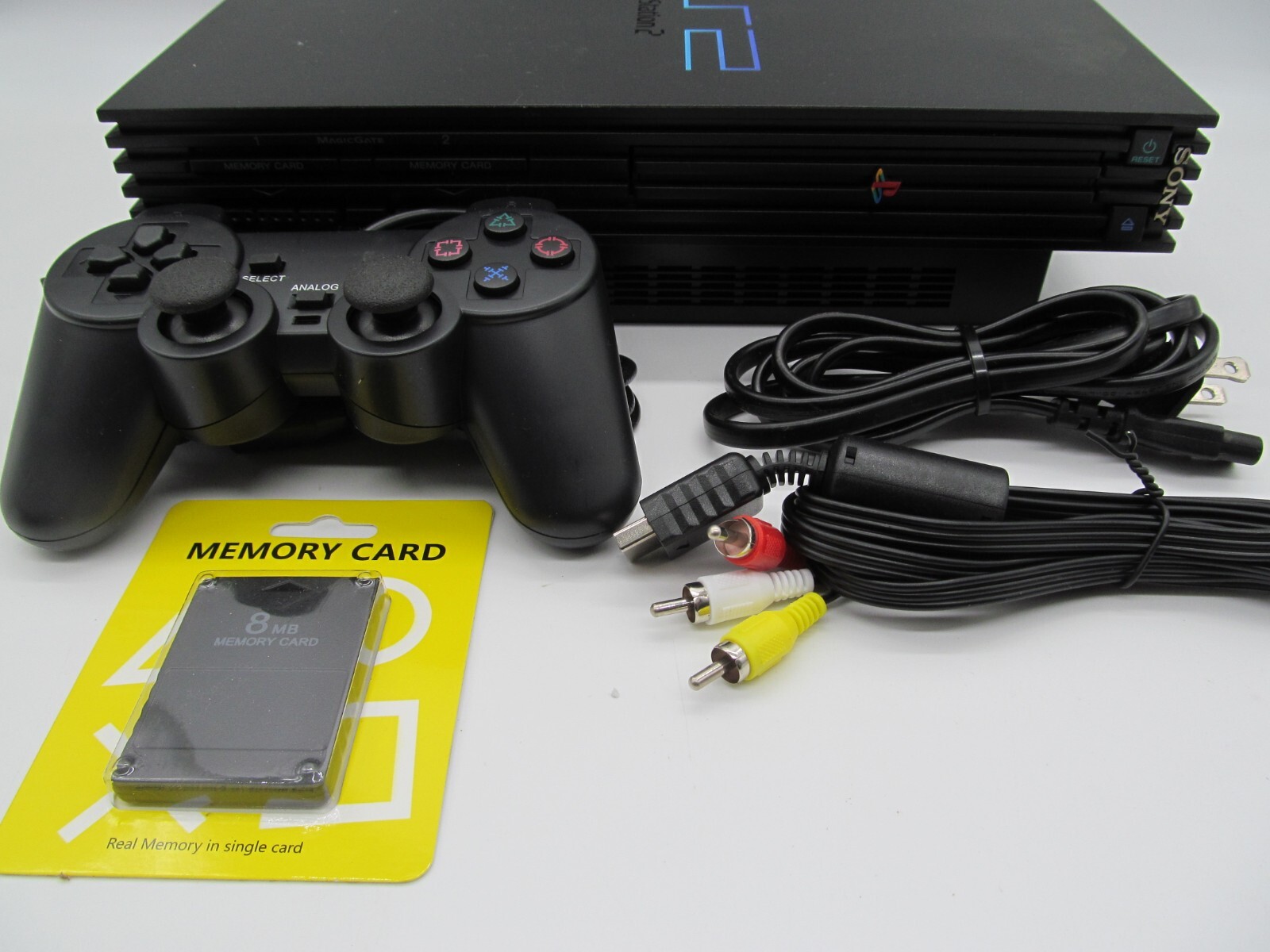 Sony Playstation 2 Console PS2 FAT with BRAND NEW wireless controller