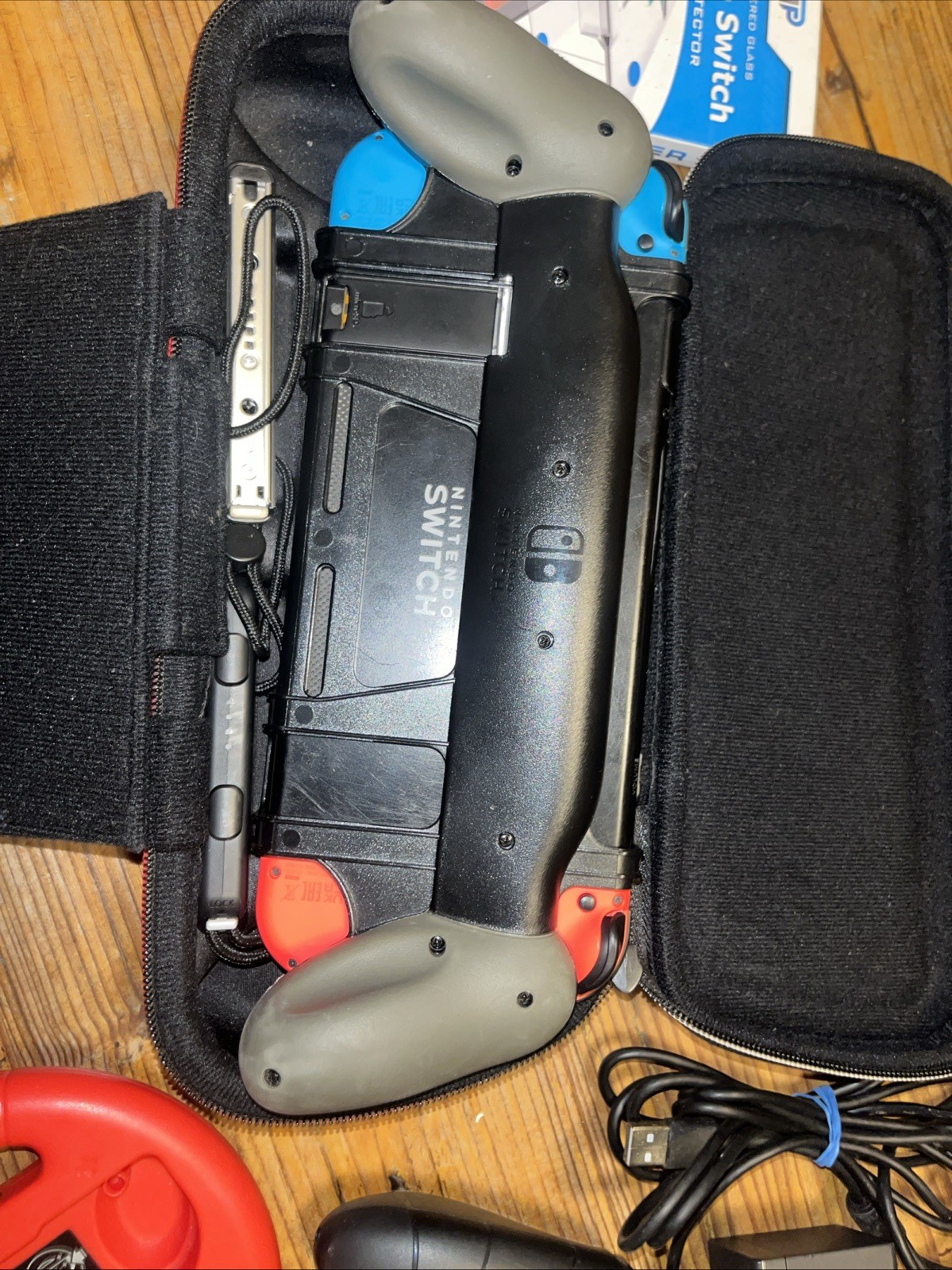 Nintendo Switch v1 Video Game Console HAC-001 Bundle Accessories Games + More