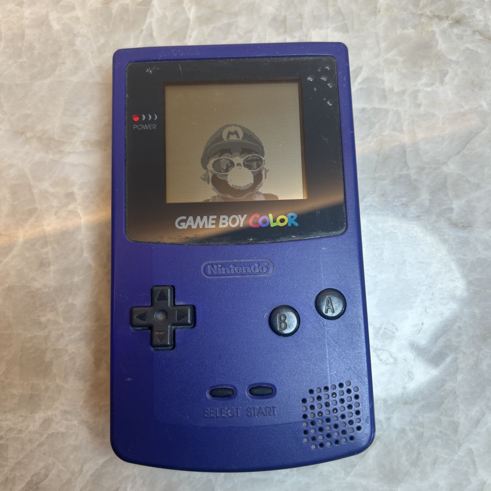 Nintendo Gameboy Grape Purple Tested Cgb-001