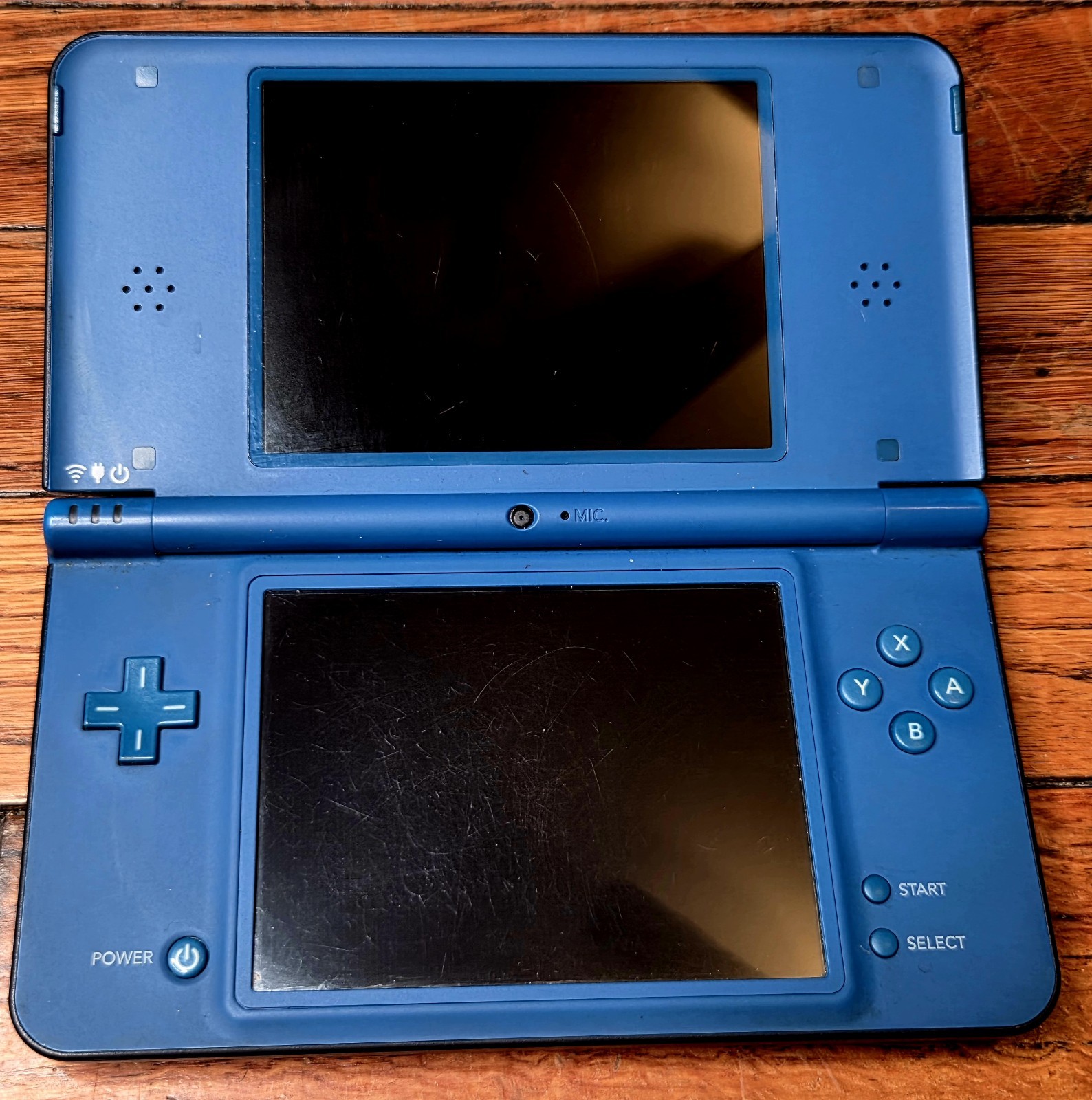 Nintendo DSi XL Blue Handheld Game Console UTL-001 USA Stylus Charger Tested