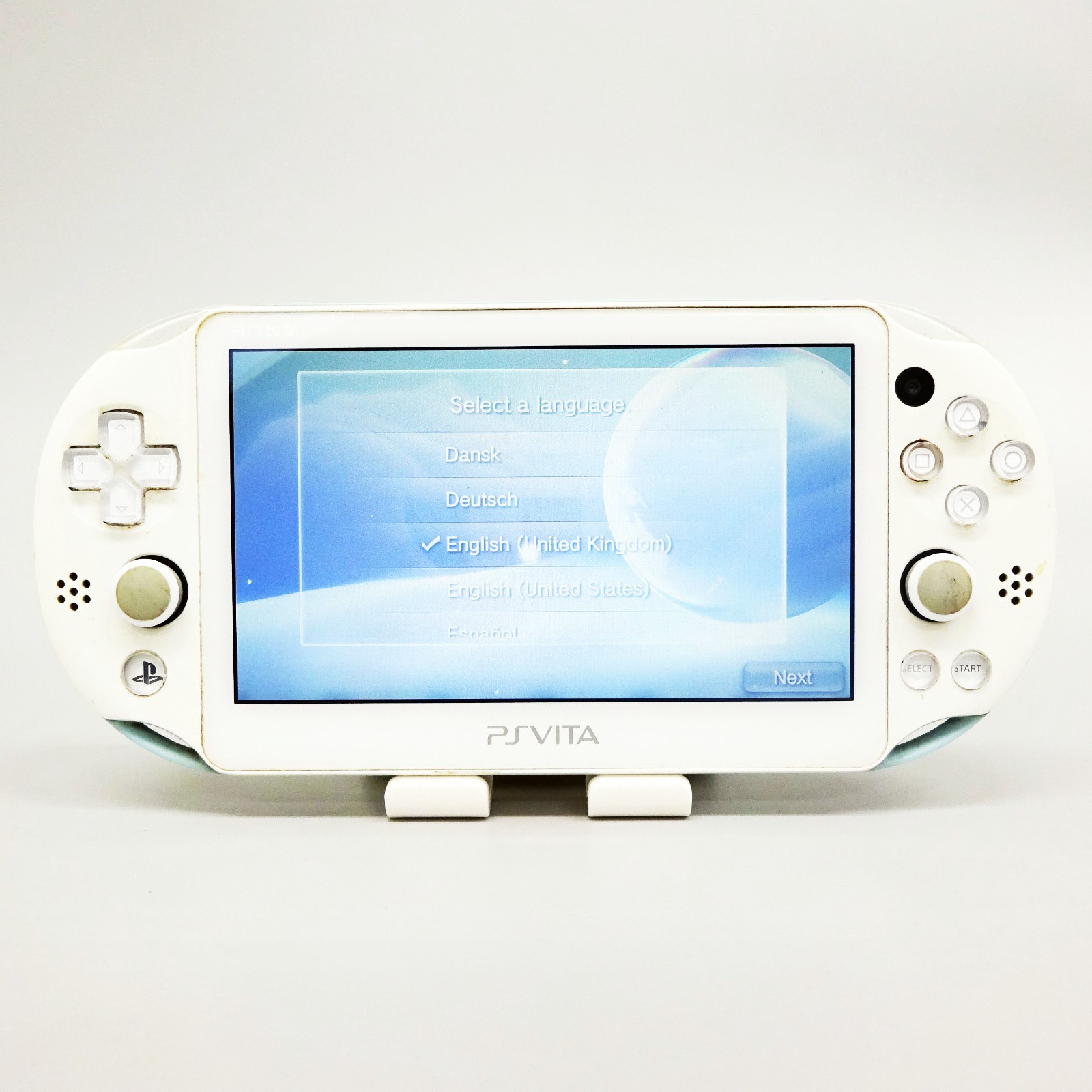 Sony Playstation PS Vita Light Blue White PCH-2000 ZA14 Console only PSV Slim