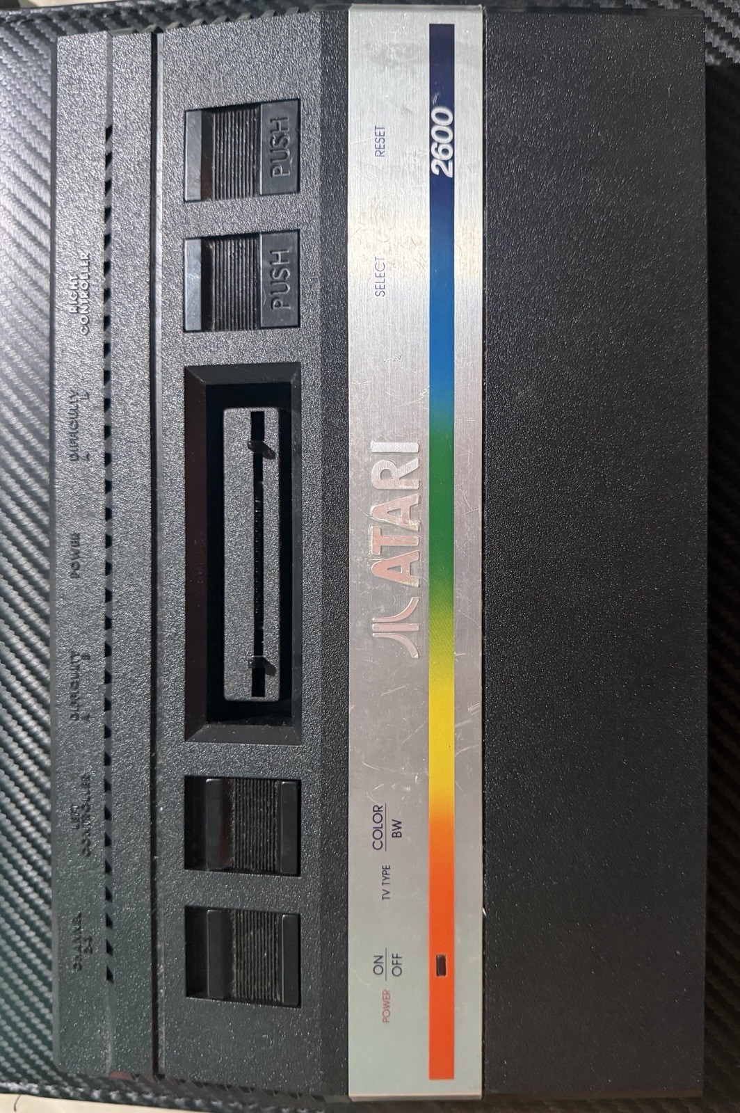 Atari 2600 Jr. Rainbow With Games