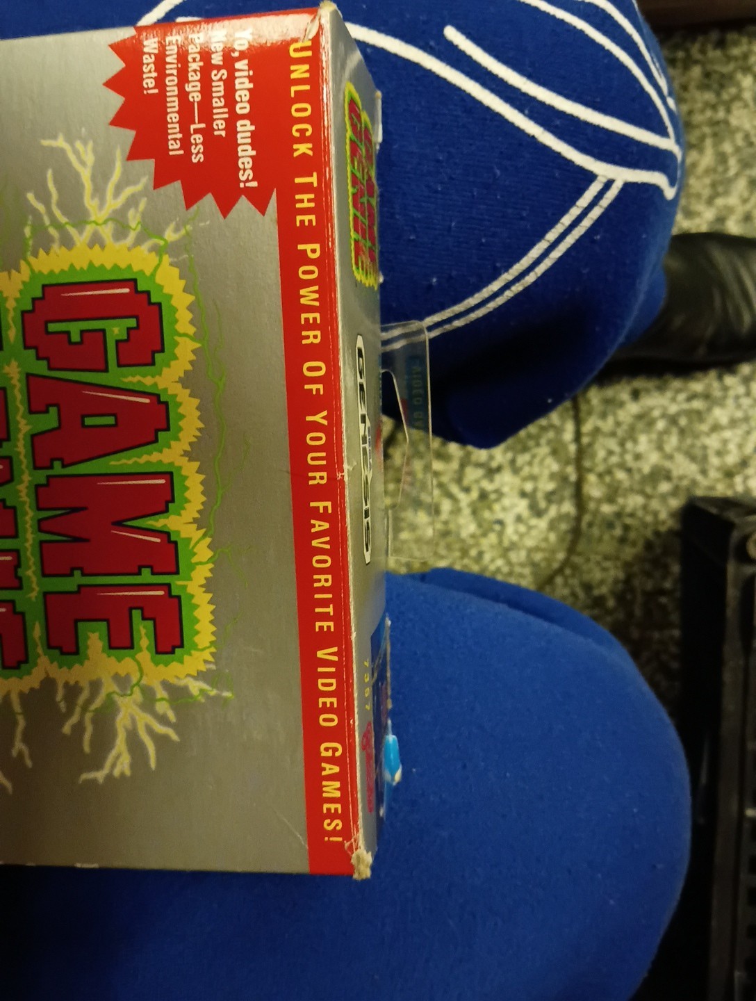 Vintage Sega Genesis Game Geni Code Book and Cartridge