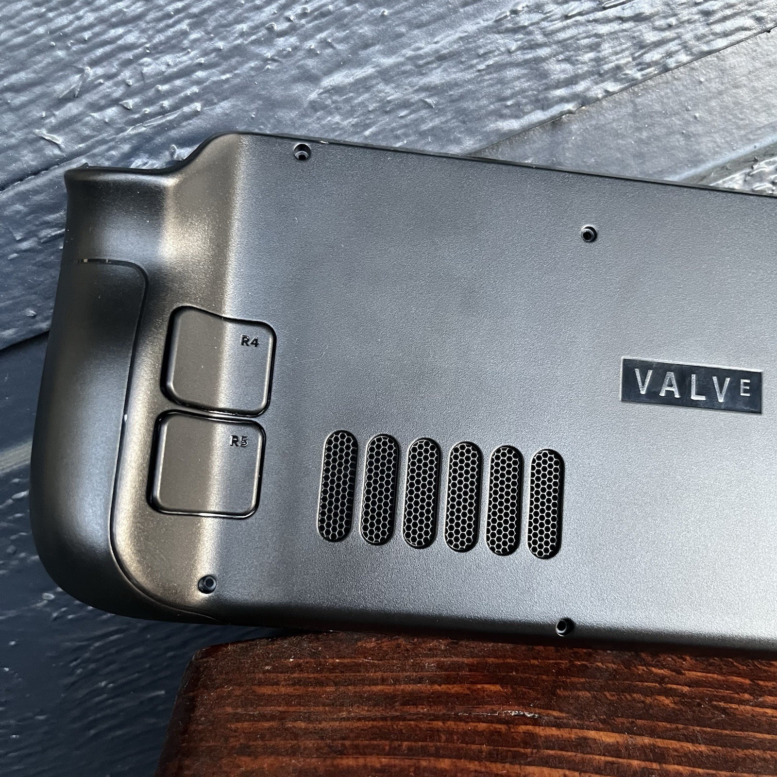 Steam Deck Original OEM Stock Back Plate – Black