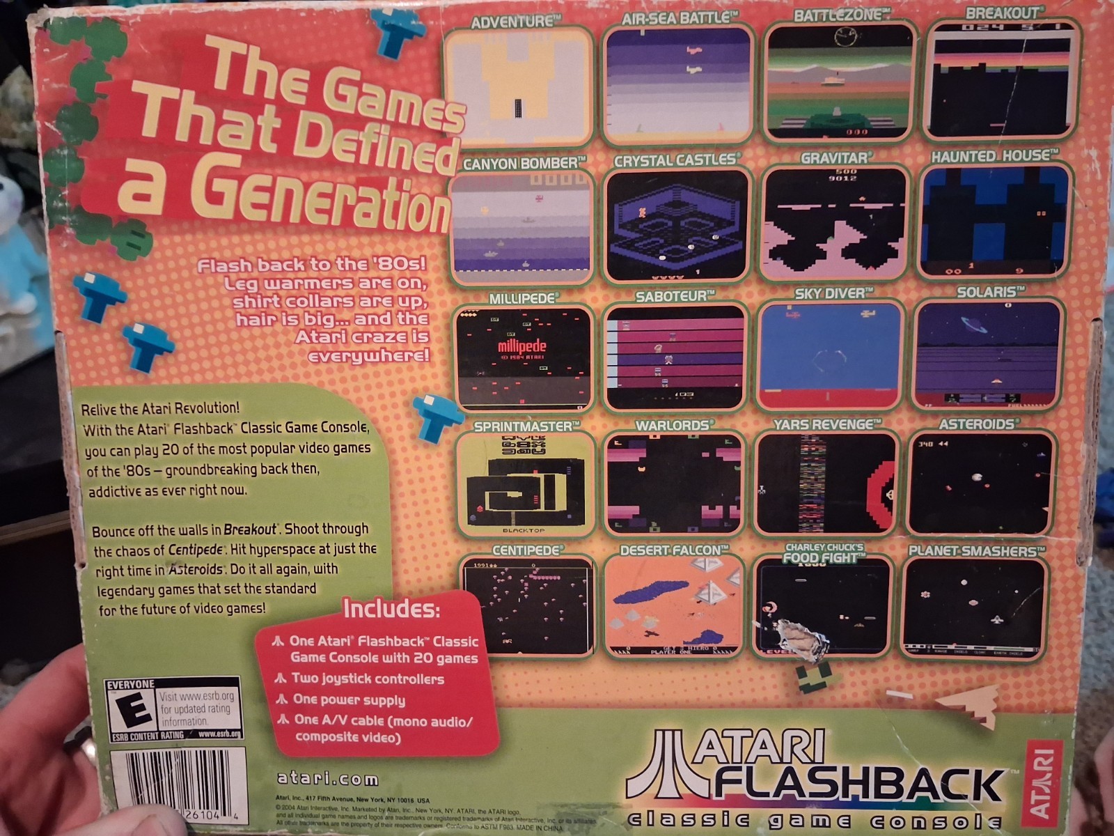 Atari Flashback 1st Edition Classic Game Console 20 Built In Games 7800 Style…