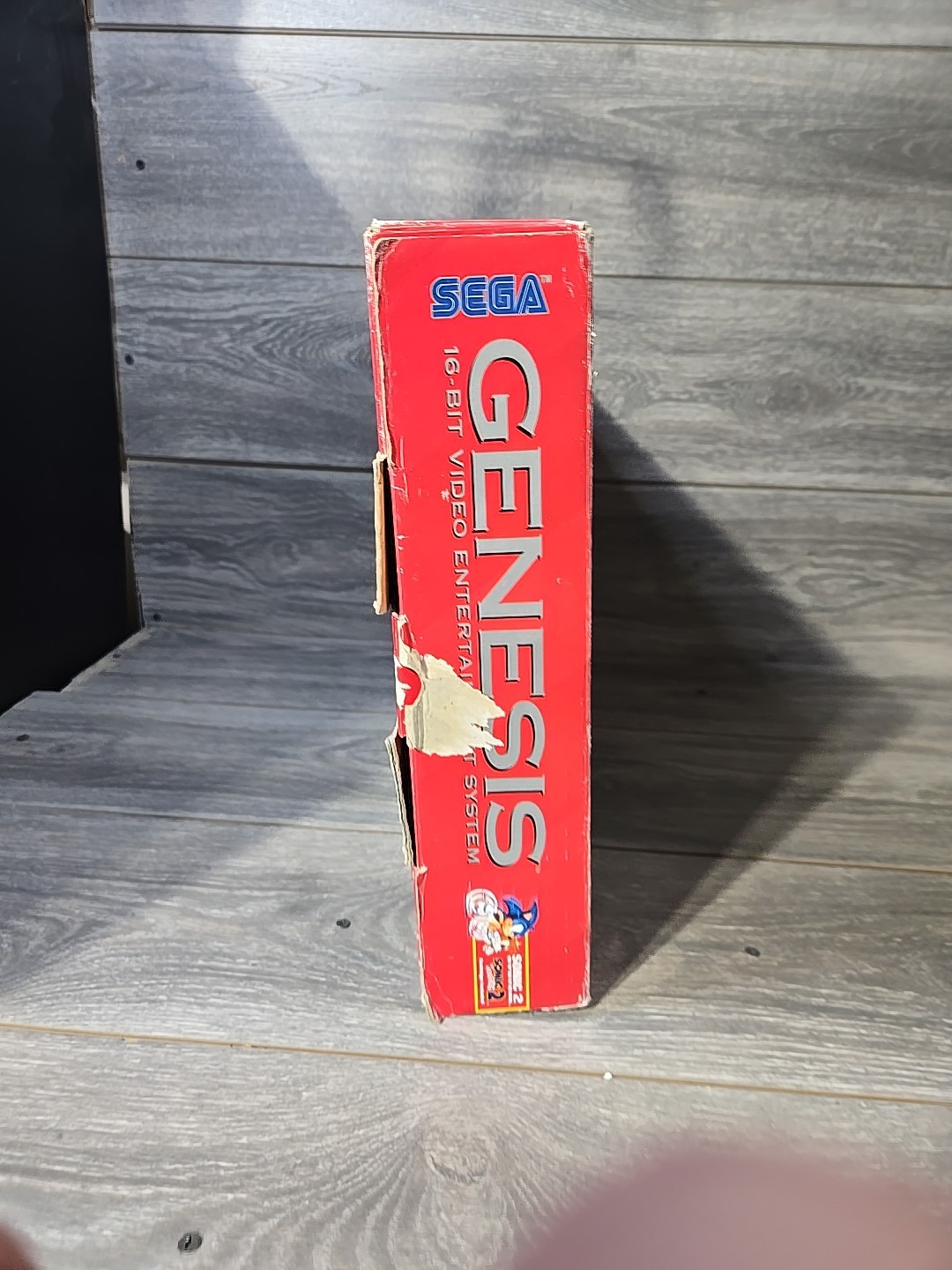 Sega Genesis II Console Sonic The Hedgehog 2 Bundle In Box Tested [Rough Box]