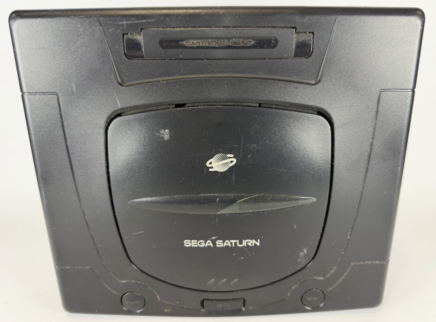 SEGA SATURN BLACK VIDEO GAME CONSOLE MK-80000A *TESTED & WORKING*