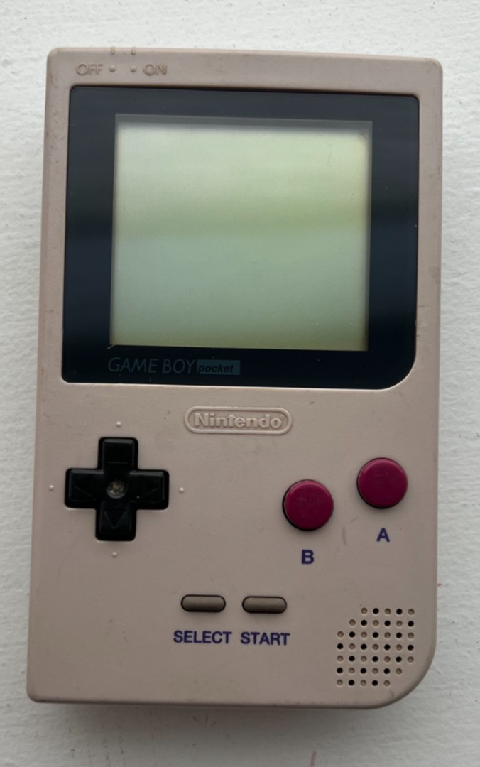Nintendo Game Boy Pocket console MGB-001 – Off White OEM – Tested Working – RARE