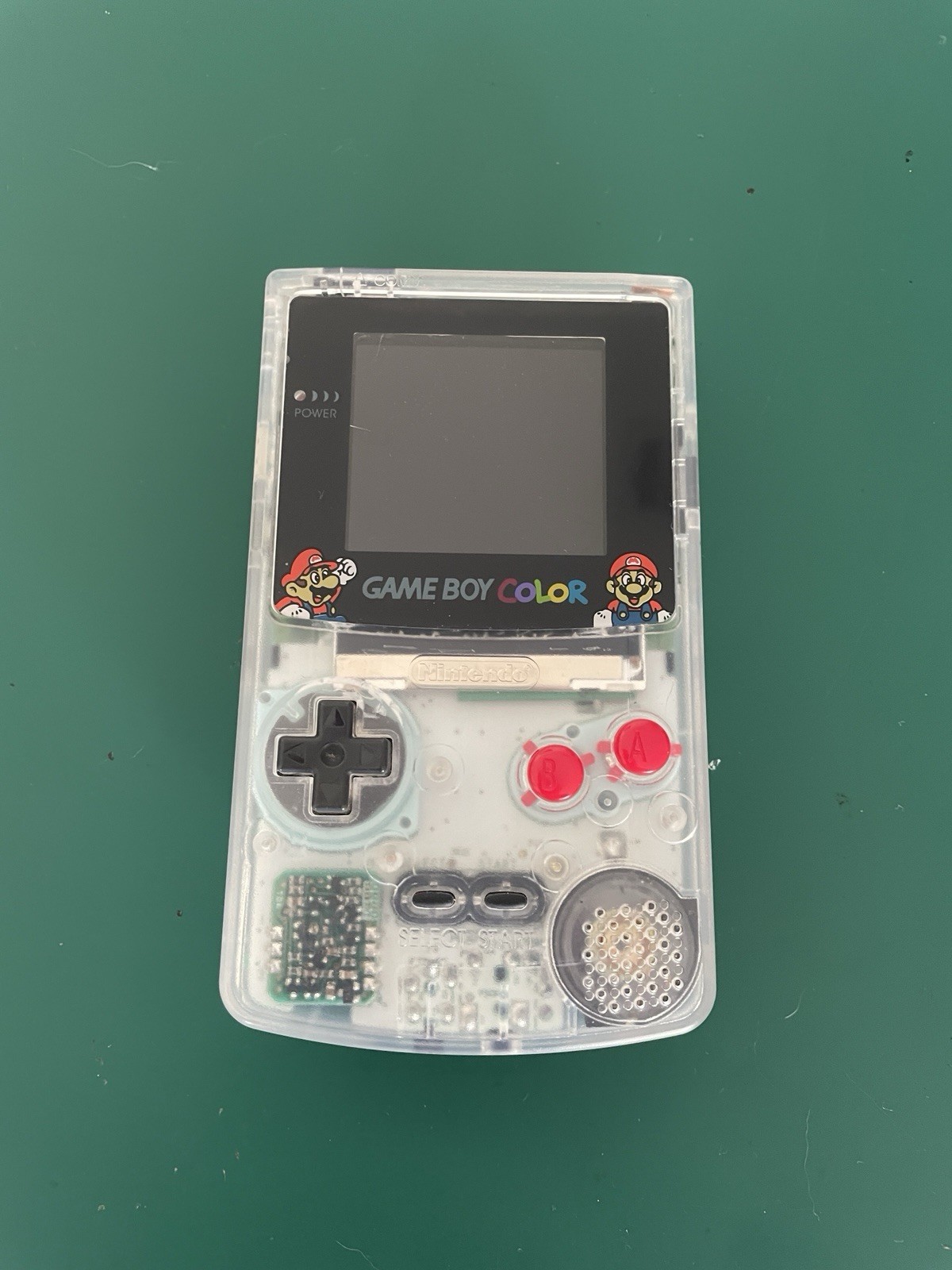 Nintendo Game Boy Color Clear Shell IPS Backlit Screen Multi Color Display