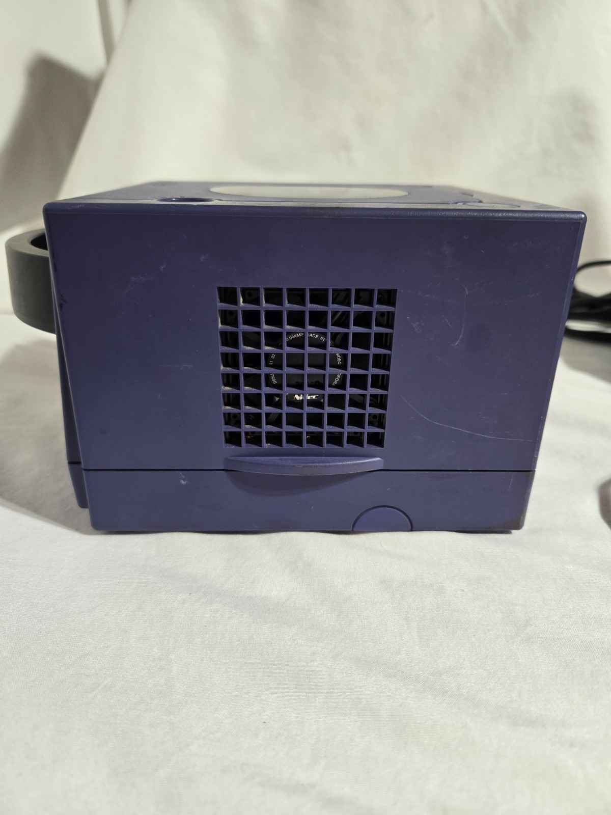 Nintendo GameCube Console Indigo Purple Bundle DOL-001 & Controller-Power Tested