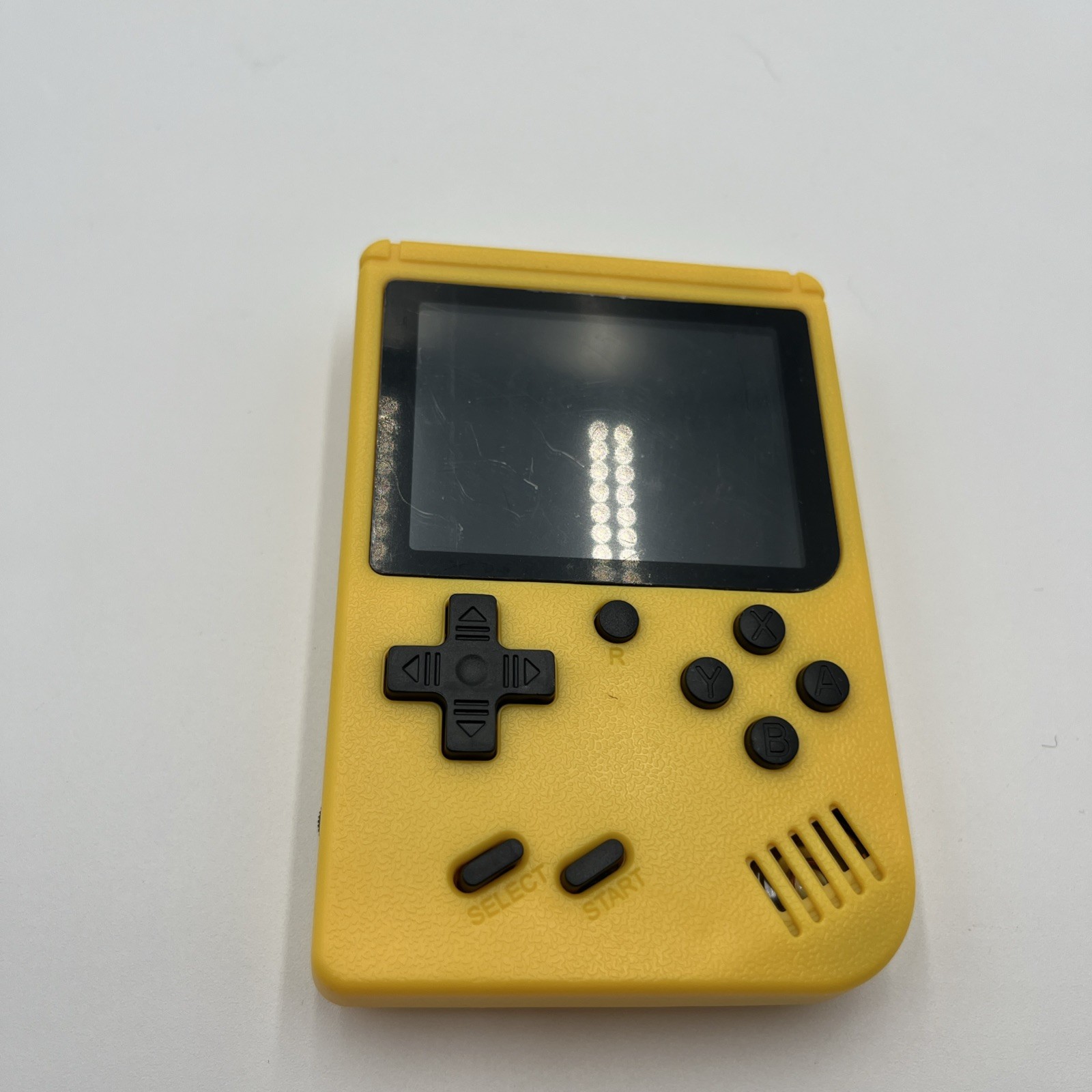 Handheld Game Console Game Box 400 in 1 8 Bit Retro Yellow 2.8 TET Tested Workin