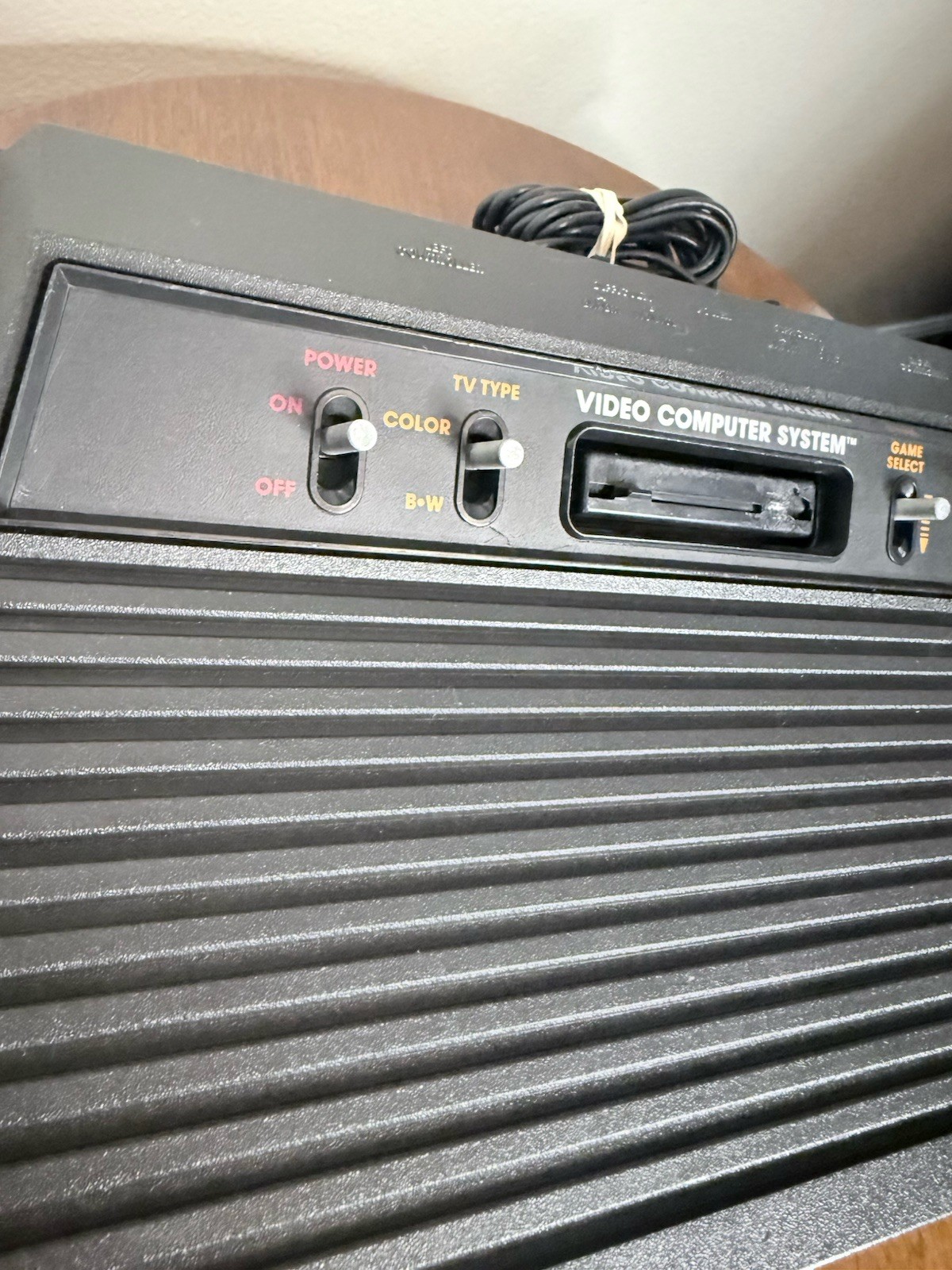 Recapped Atari 2600 «Vader» Black Game Console w/ Game & Joystick