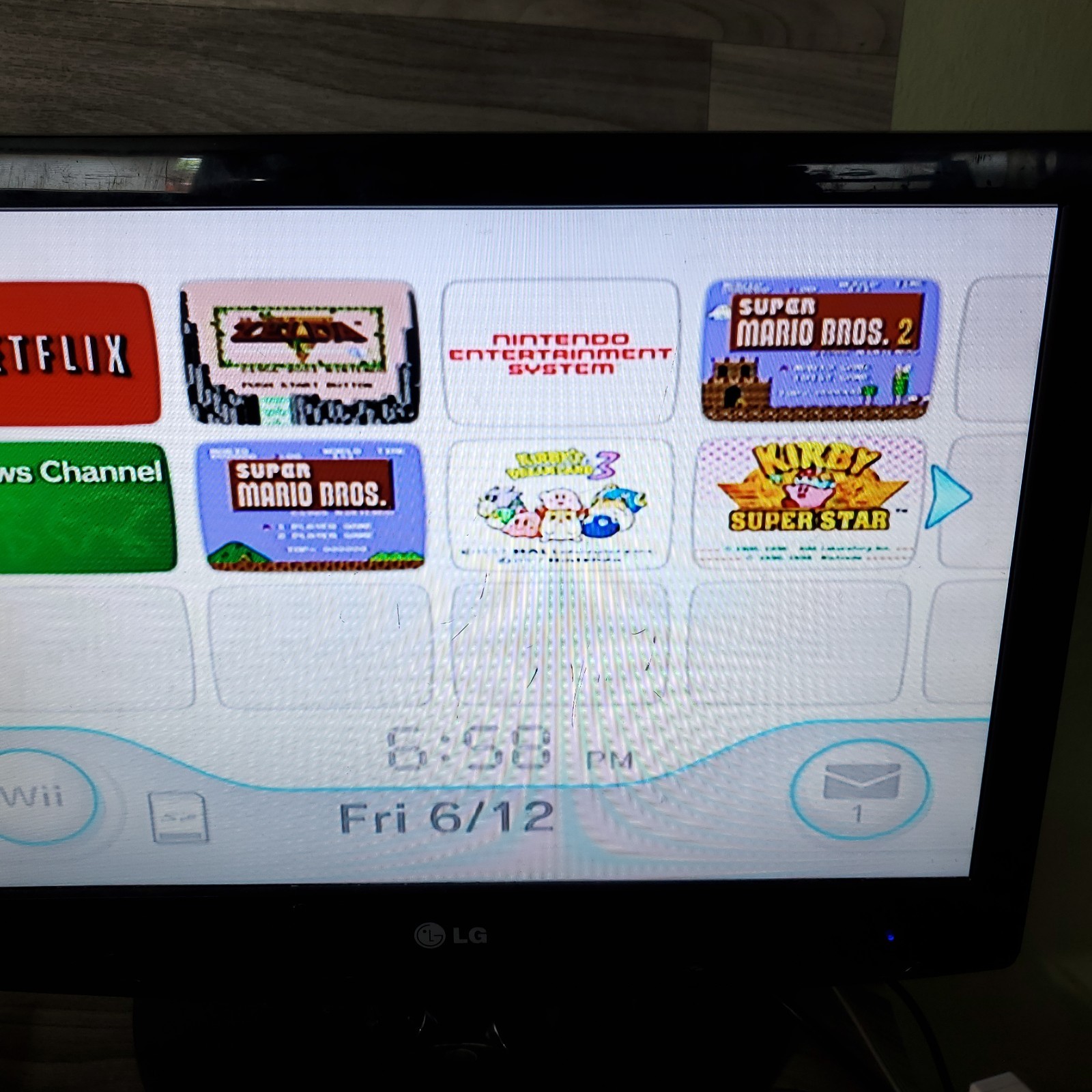 Nintendo Wii RVL-001 Homebrewed White Console Power & Video Cables No Controller