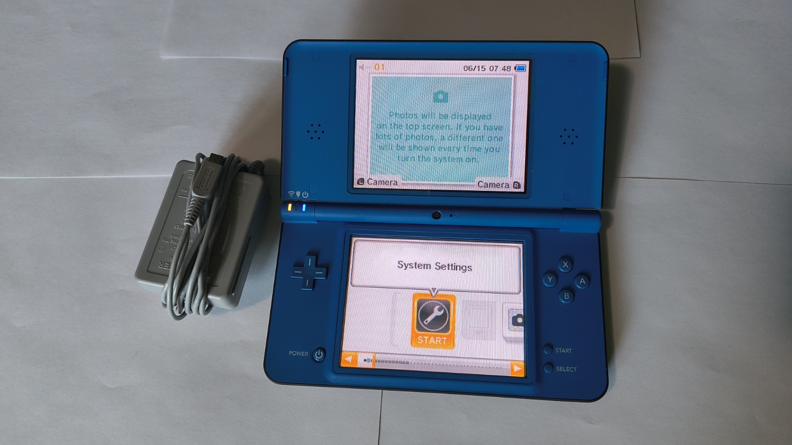 DSI XL Midnight Blue Used Tested Working With Original Charger And Stylus.