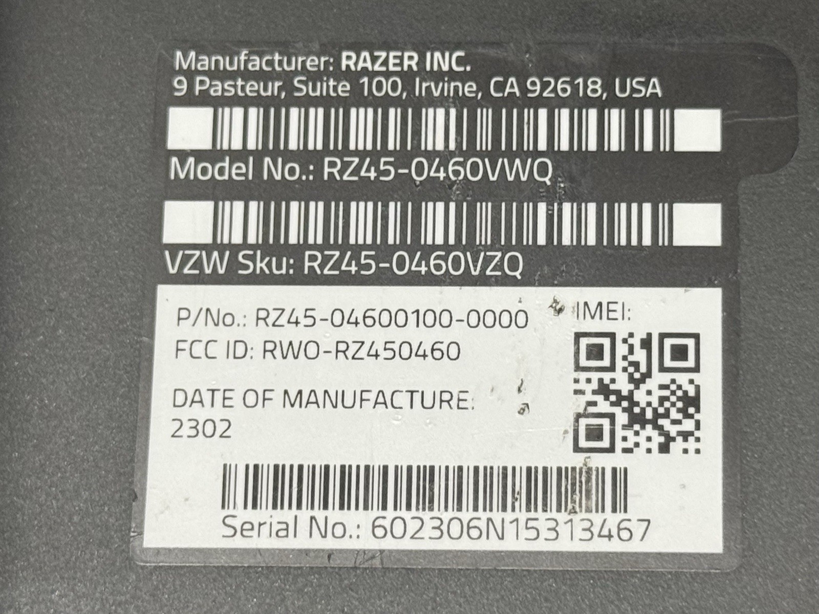 Razer Edge 5G 128GB RZ45-0460VWQ Handheld Gaming Console