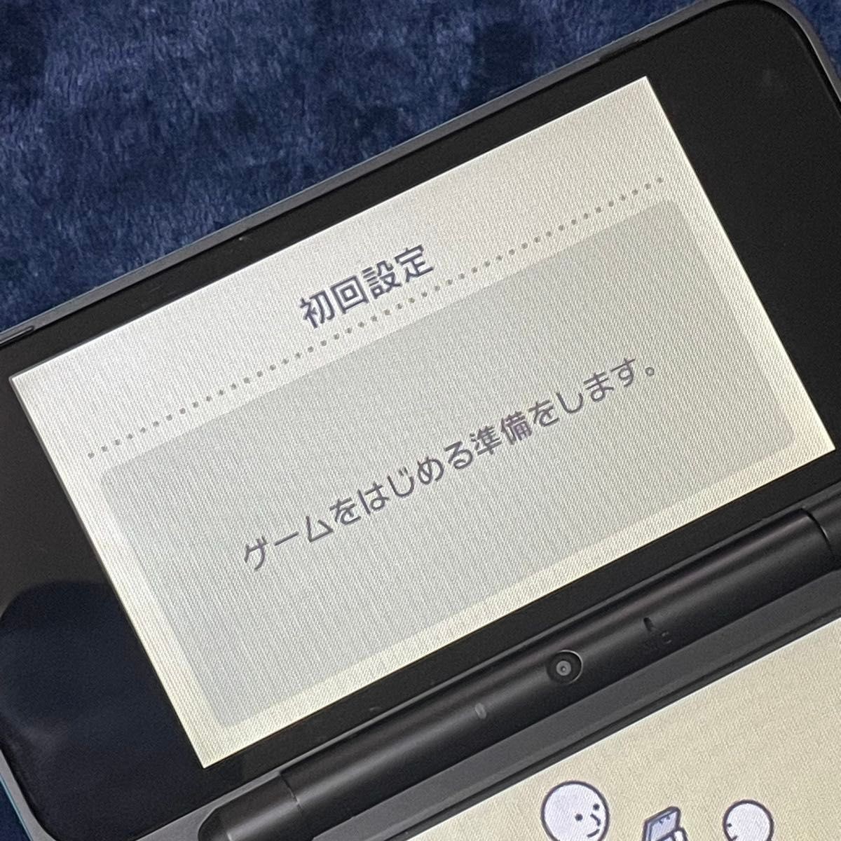 New Nintendo 2DS XL LL Black Turquoise Console Stylus Working Japanese ver