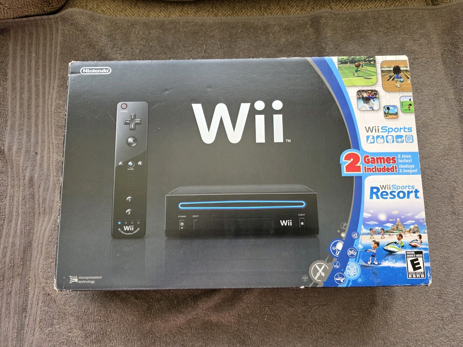 Nintendo Wii Family Console Black Original Games not included 1 extra Controller