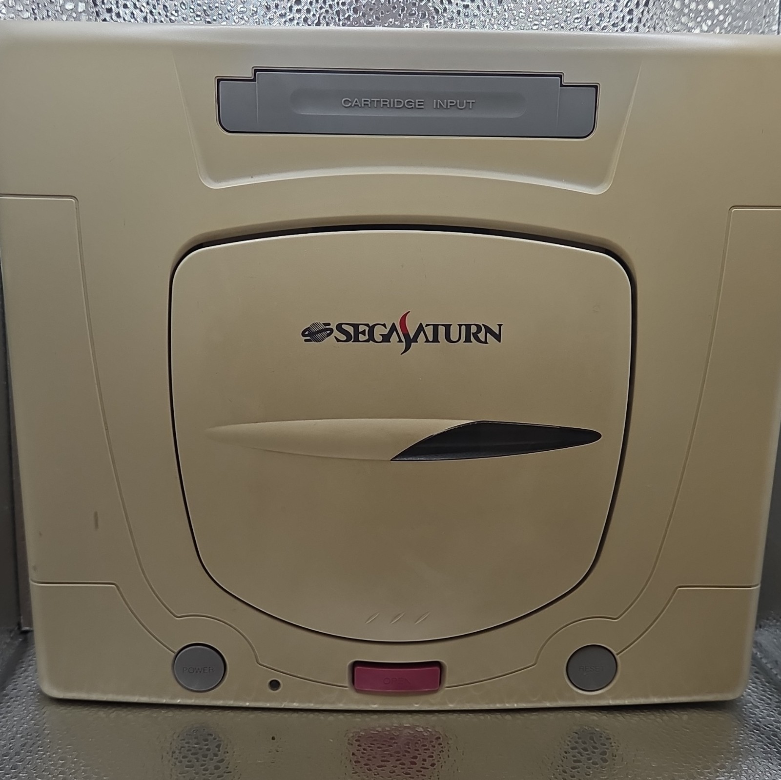 SEGA Saturn HST-3220 NTSC-J Beige Console w/ Controller AV Power Cable & Game