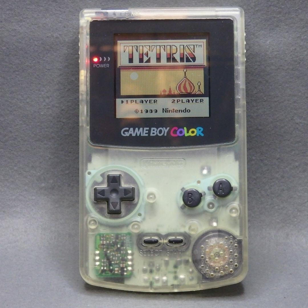 Nintendo Game Boy Color GBC Clear Console From Japan Tested
