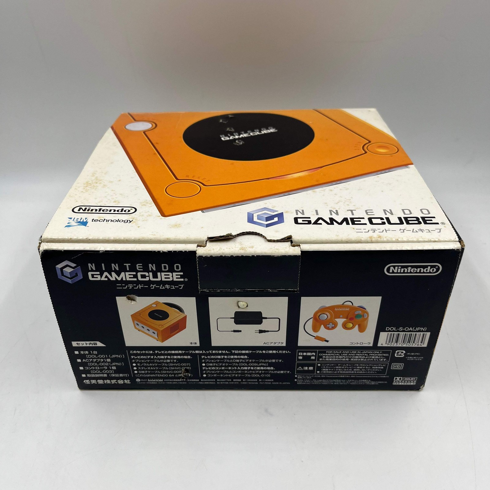 Nintendo GameCube Video Game Console DOL-001 Orange Spice JP Region Mod