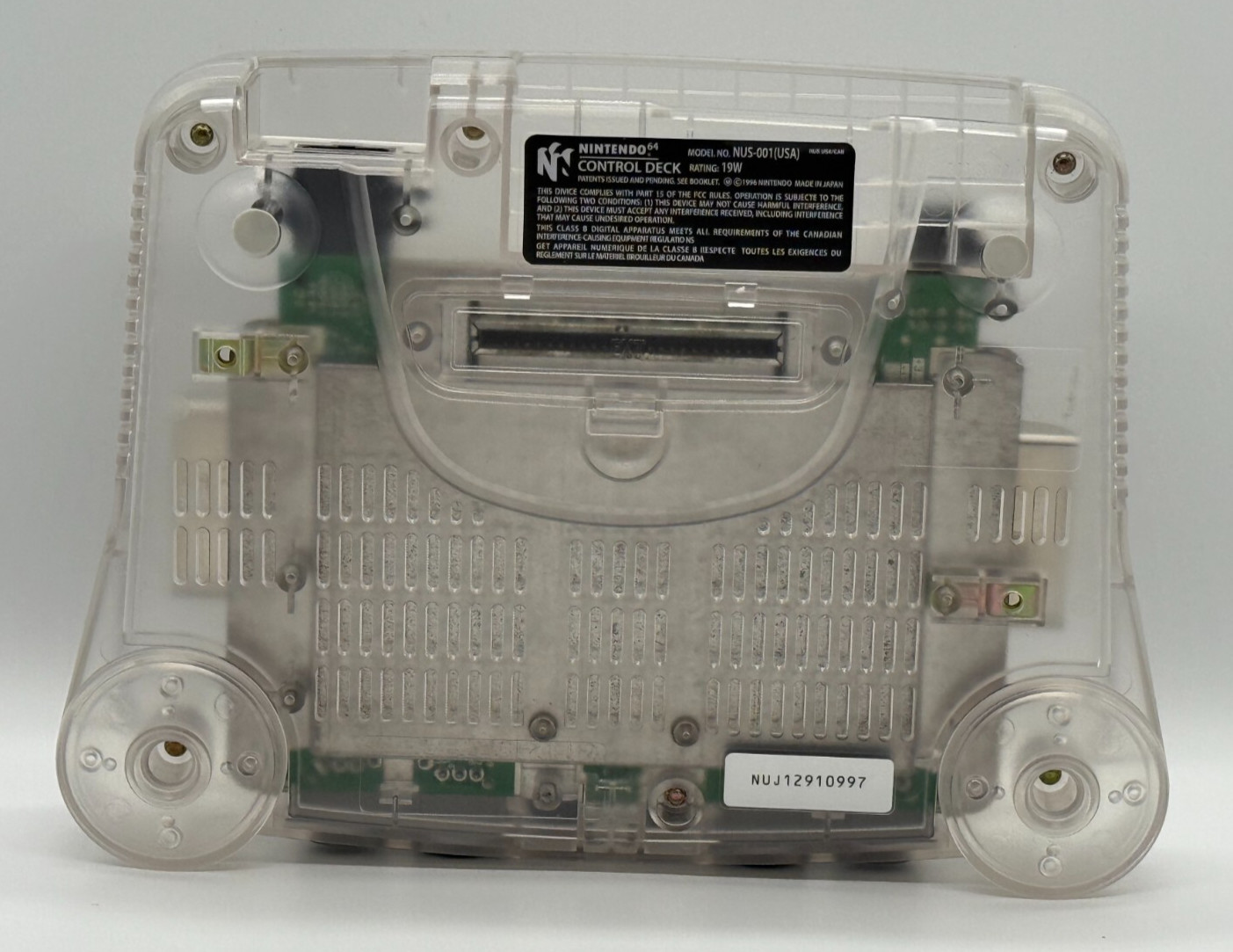 NEW Nintendo 64 N64 Limited Clear Transparent Custom Console Multi-Color LED