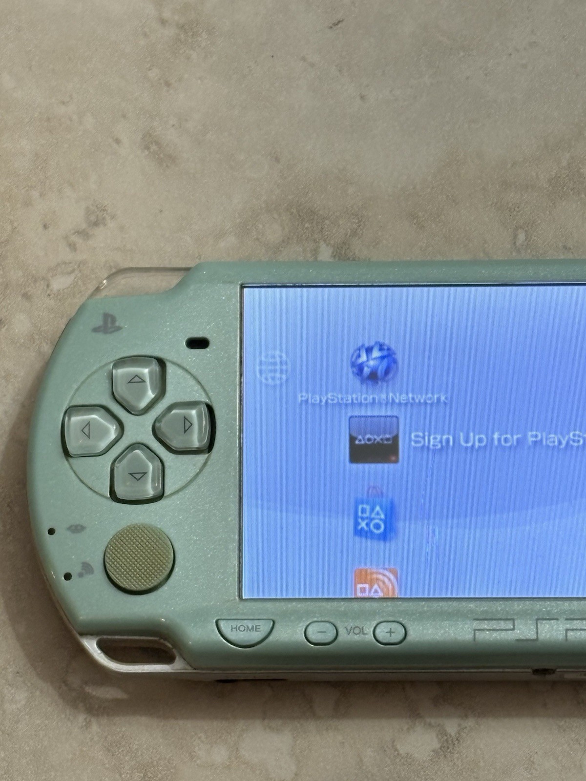 PSP 2000 Mint Green Console Charger Battery USA Seller