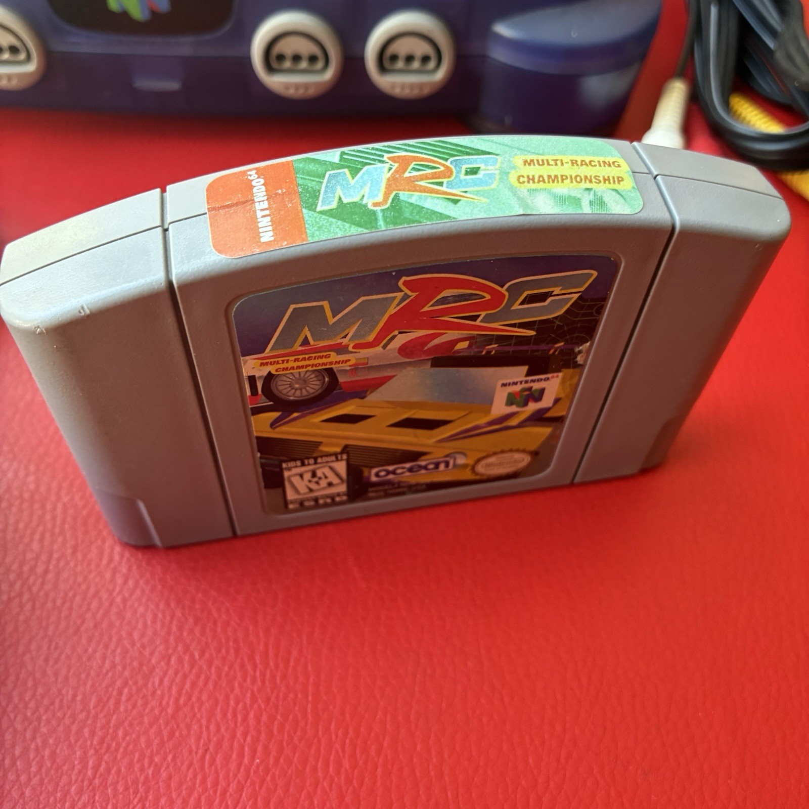 Funtastic Grape Nintendo 64 (N64) Console (Region Free) Bundle Lot w/ Game