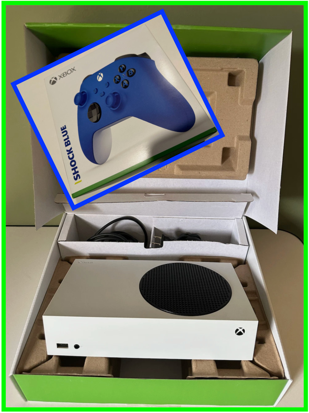 Xbox Series S 512GB White – Console (Used – Clean) – Controller (New) – Cords